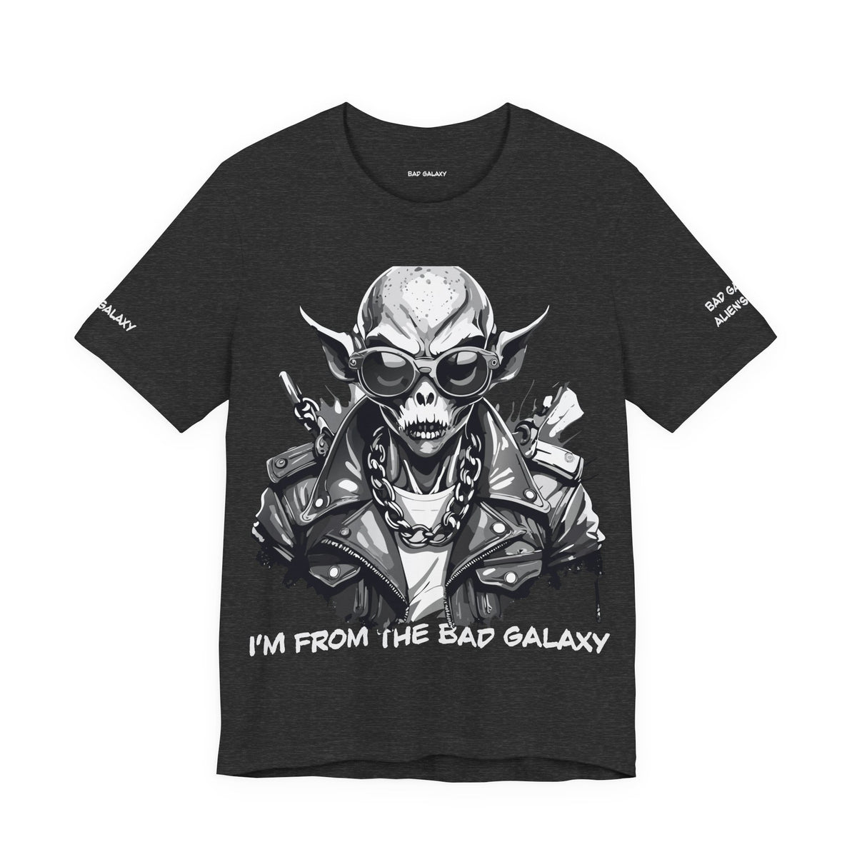 Alien Graphic Unisex Cotton Bella+Canvas Tee with Art Design b78