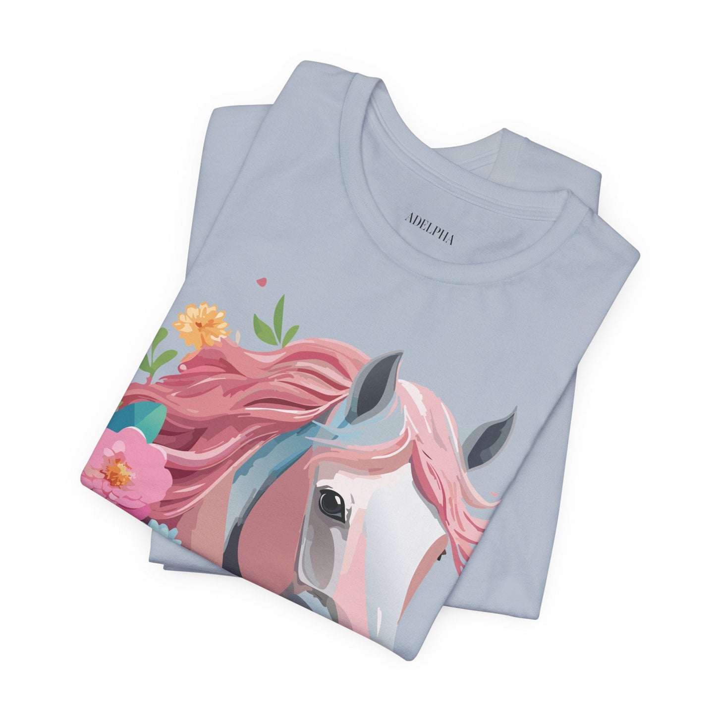 Horse Graphic Unisex 100 Cotton Vintage Animal Art T-Shirt 1