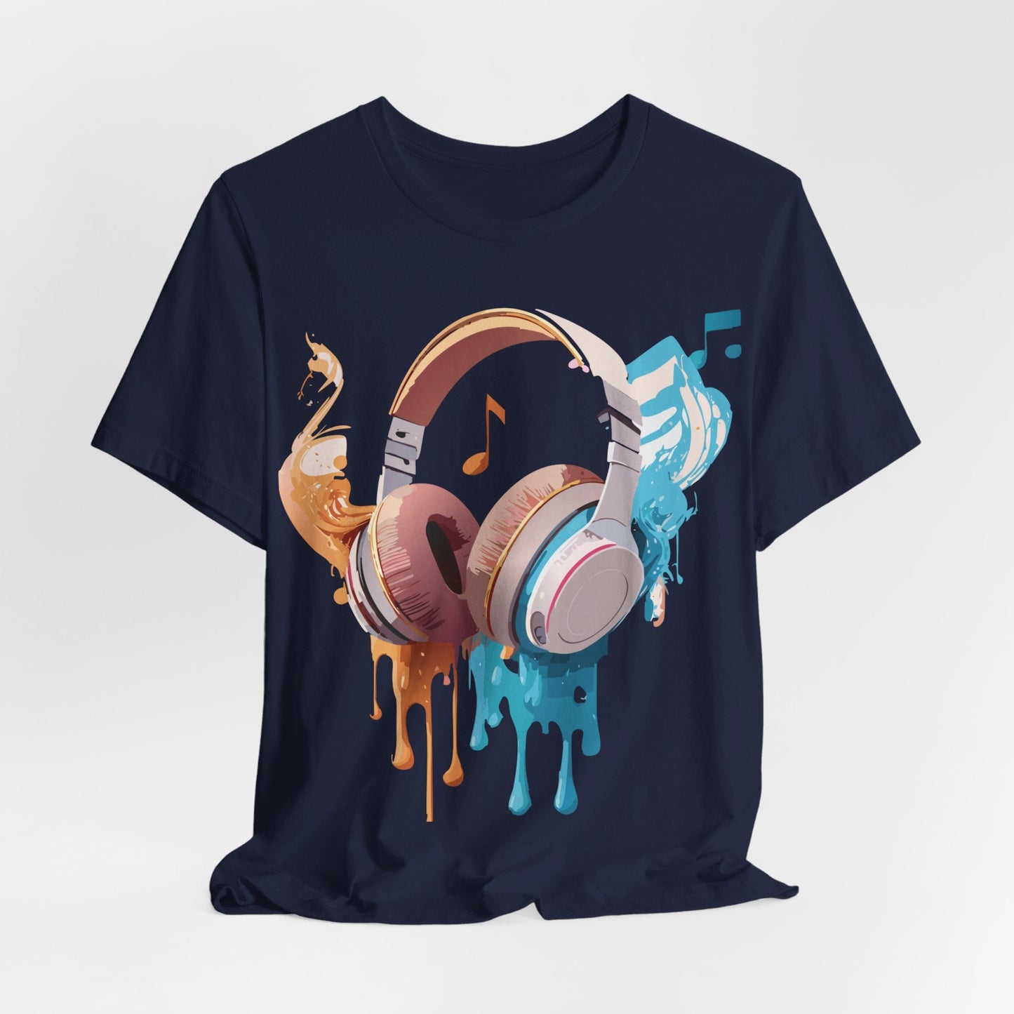 Music Graphic Unisex 100 Cotton Vintage Art with Musical Elements Tee 99