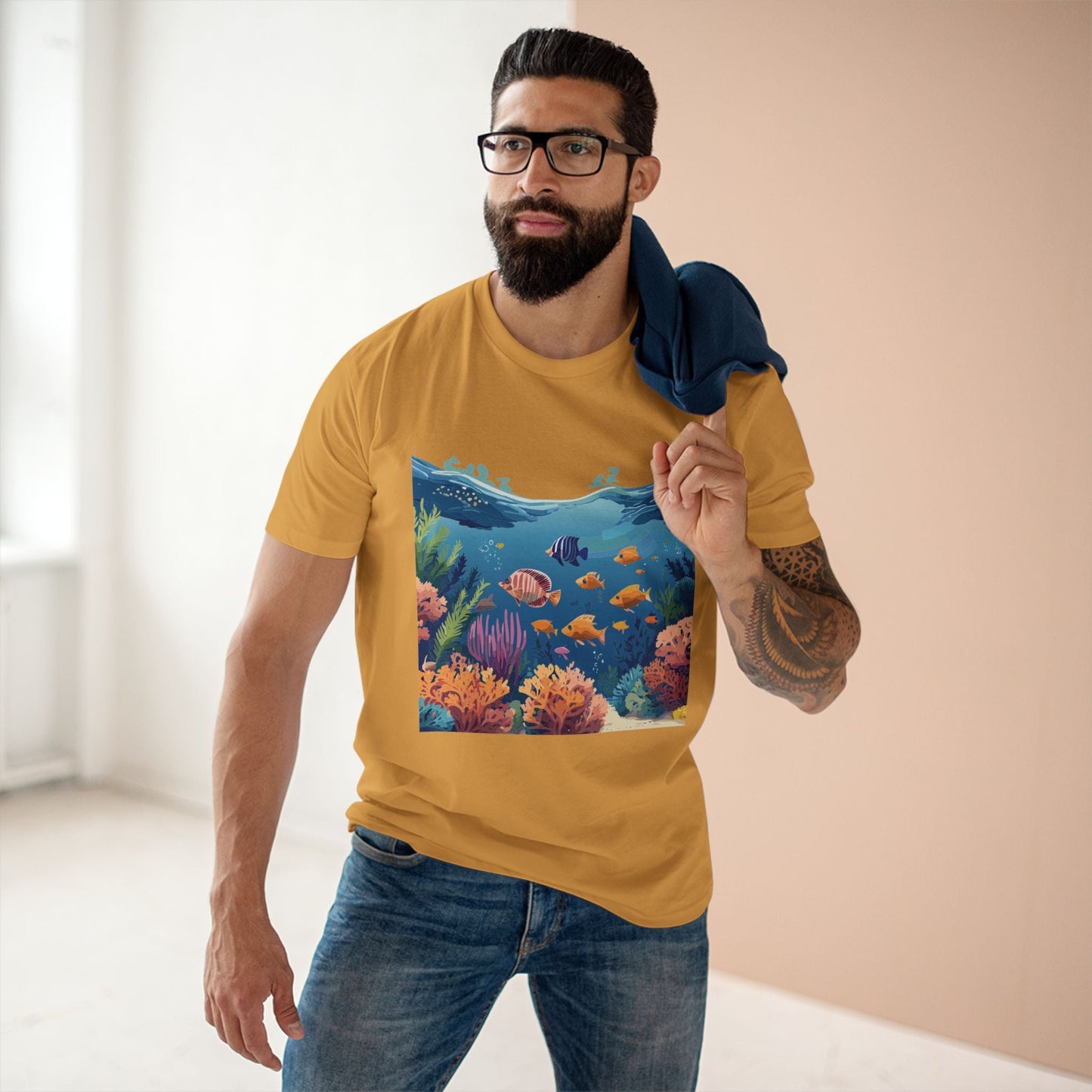Ocean Shirt Ocean Pacific Unisex Premium Cotton Tee Featuring Original Art Design Retro2Nova