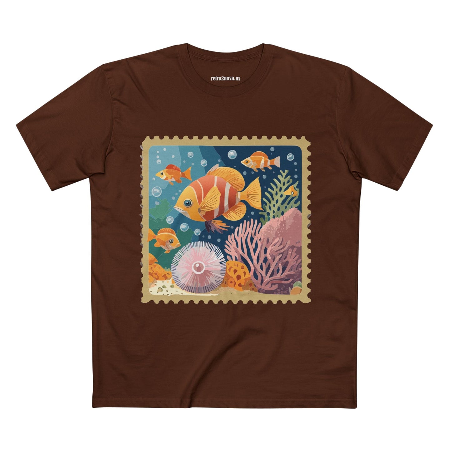 Stamp Shirt Postage Stamp Tee Unisex Premium Cotton Tee With Original Art Design Retro2Nova
