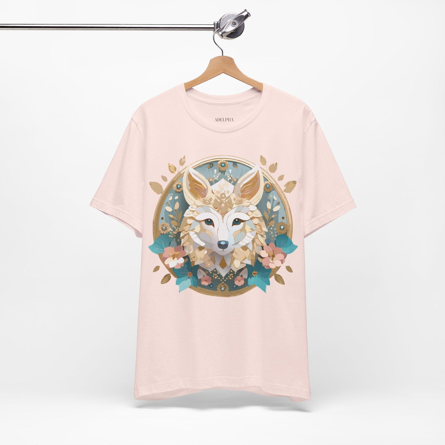 Adelpha Medallion Graphic Tee Unisex Short Sleeve Jersey Shirt With Vintage Artwork