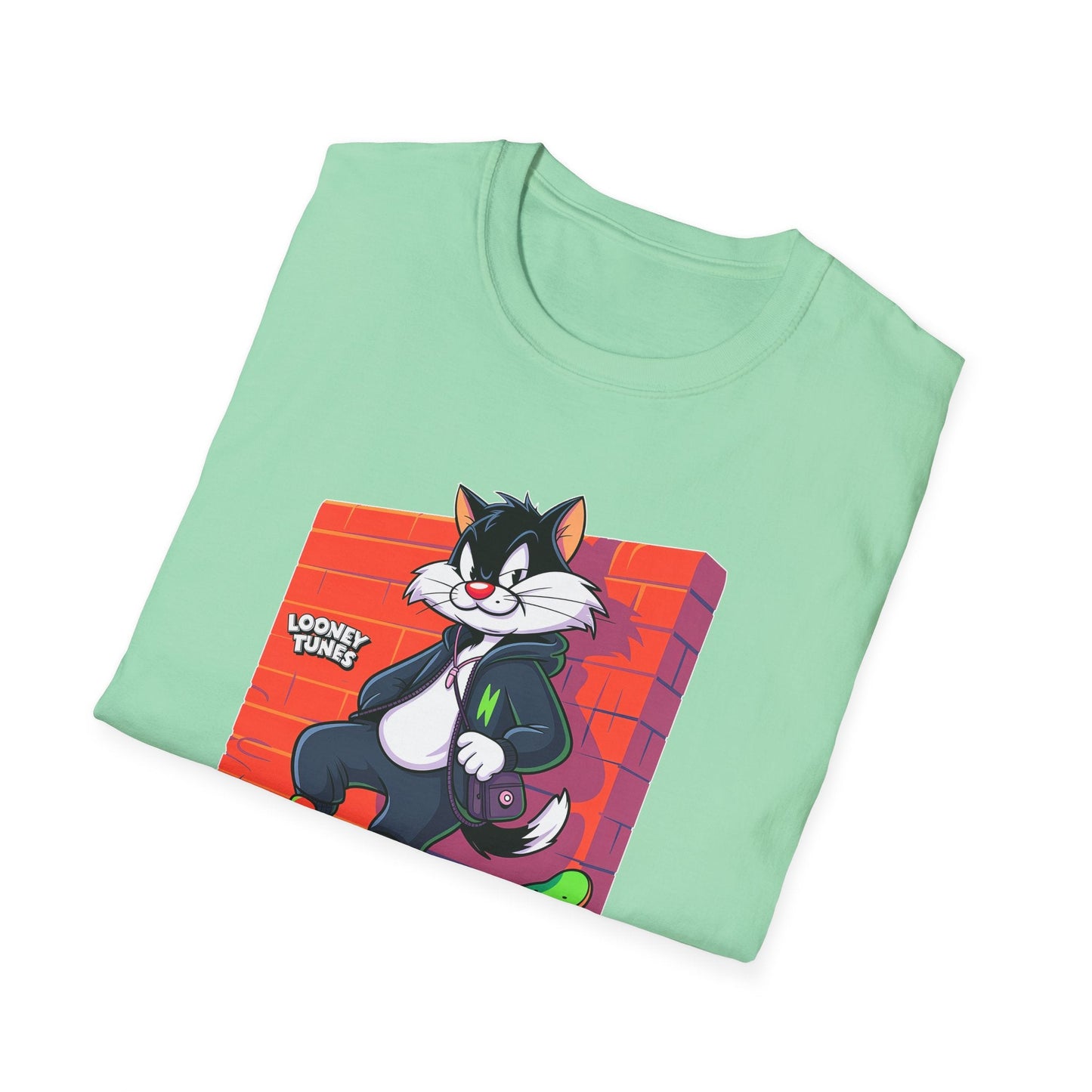 Cartoon T Shirt With Animation Design Unisex Softstyle Graphic Tee Funny Animals