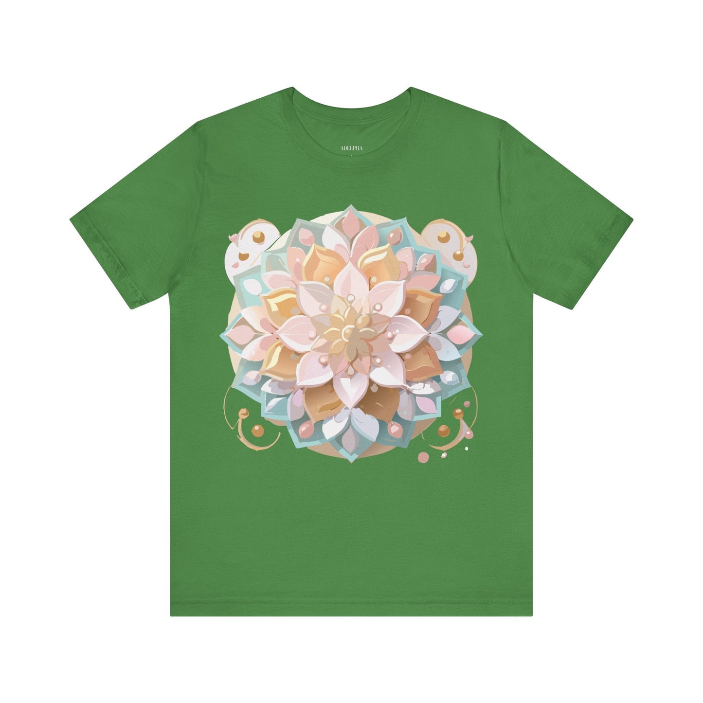 Mandala Graphic Unisex 100 Cotton Vintage Floral Artwork Tee 10