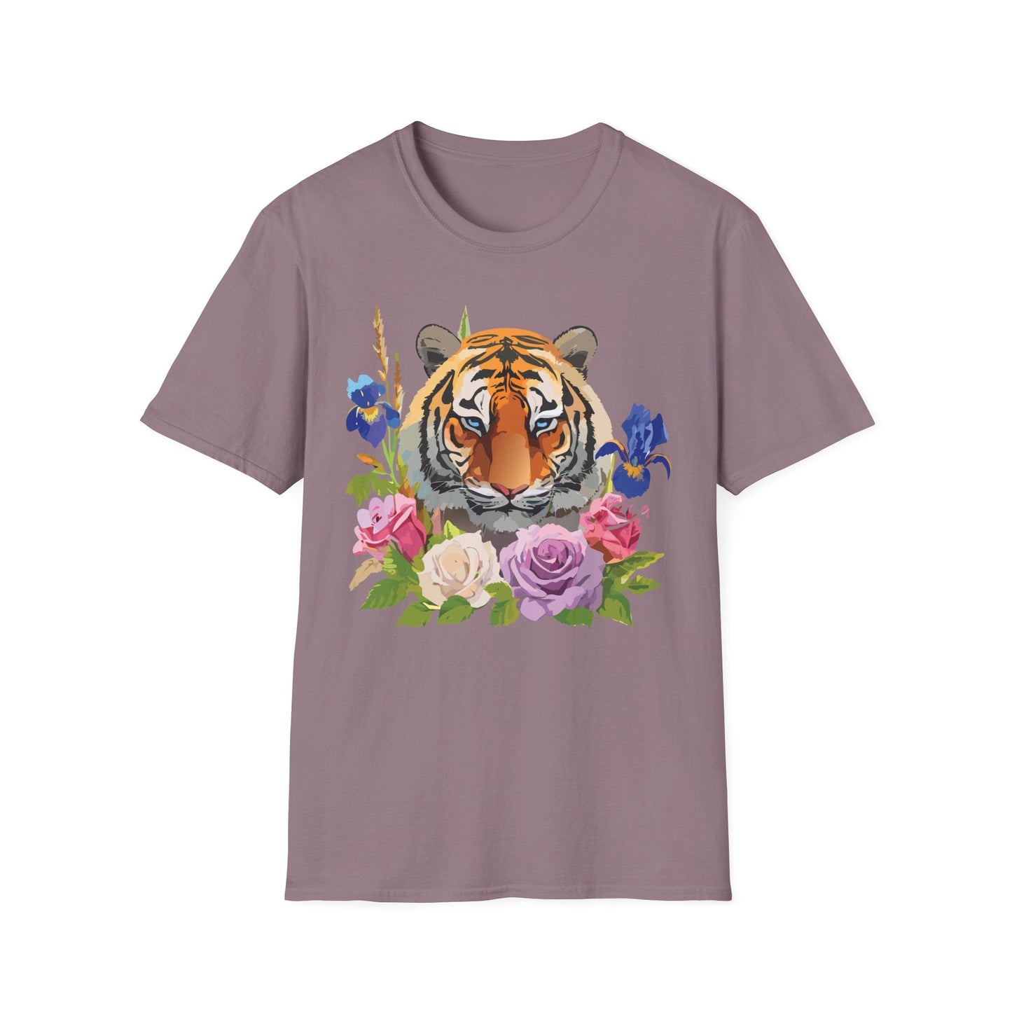 Unisex Tiger Shirt Softstyle Graphic Tee 100 Percent Cotton Apparel