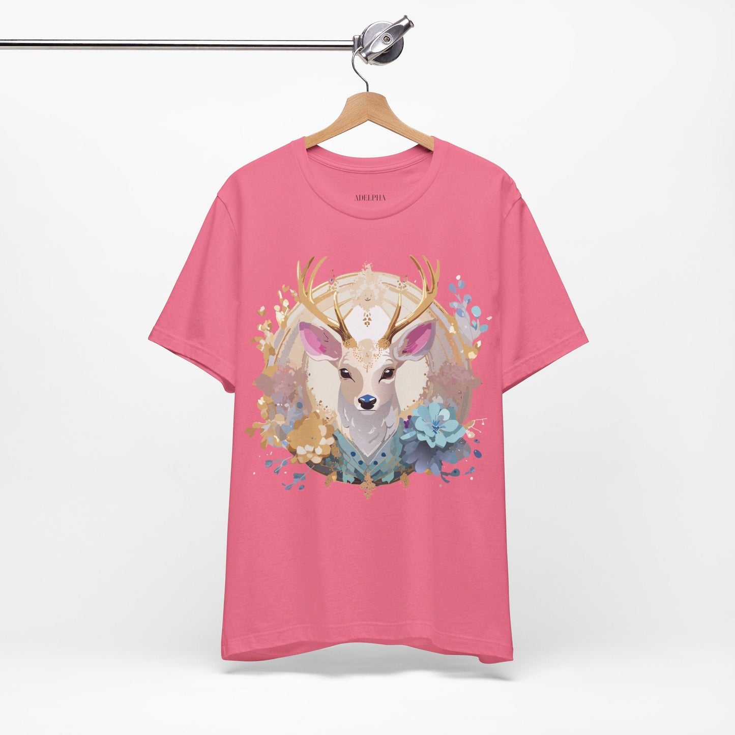 Medallion Graphic Unisex 100 Cotton Vintage Animal Medal Artwork Tee 68