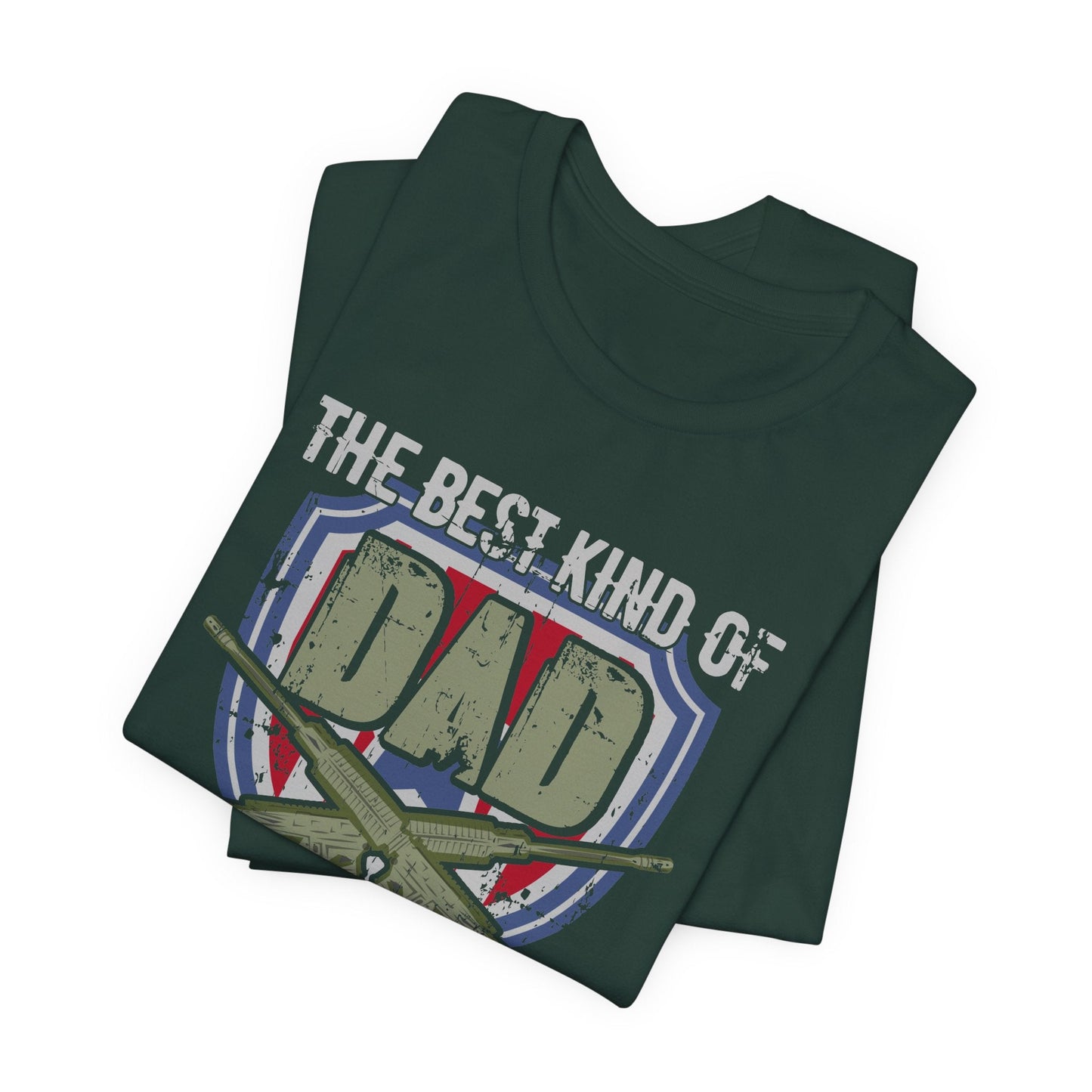 Army Veteran Patriotic Graphic Design Unisex Cotton T-Shirt v13