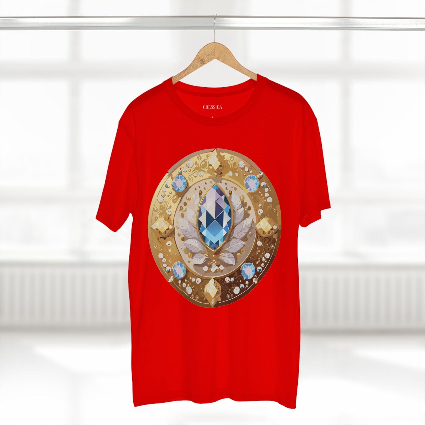 Medallion Graphic T-Shirt Unisex 100 Cotton With Gold Art Design Medal Tee 17
