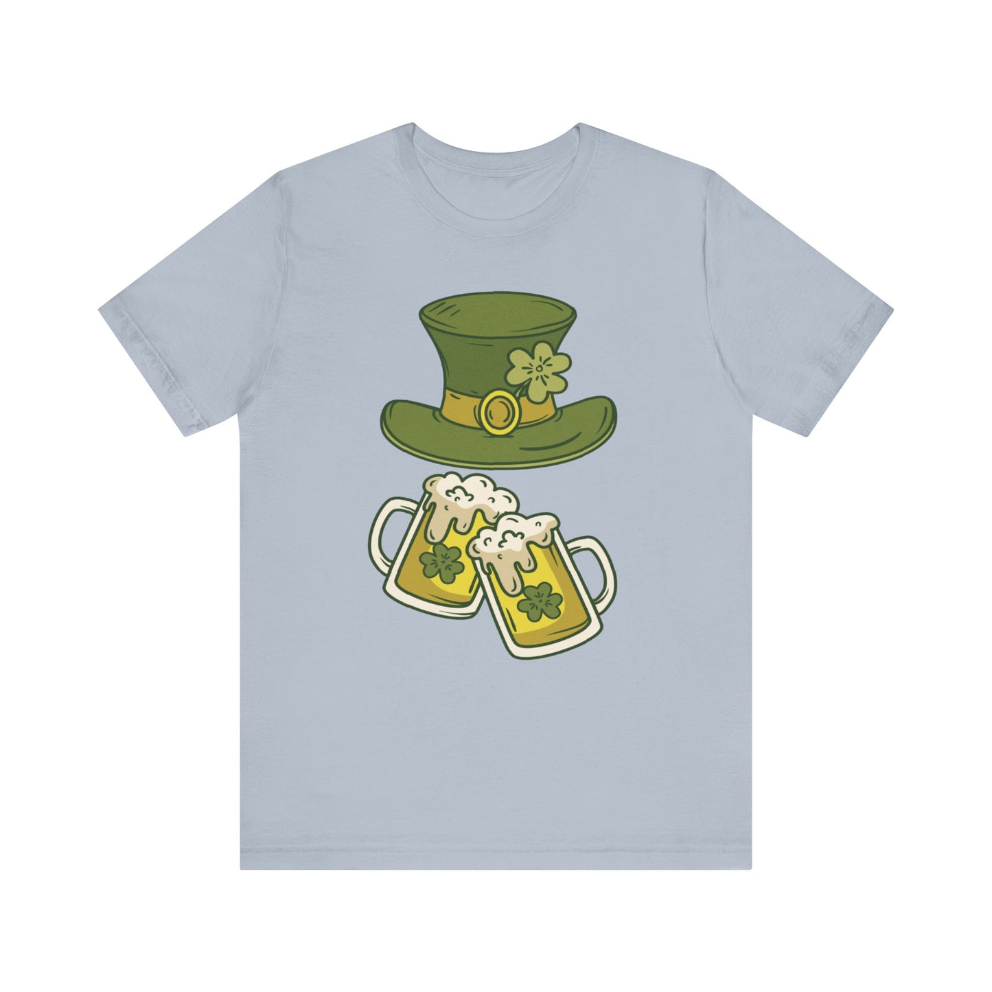 Unisex Cotton Tee Shirt with Lucky Prints