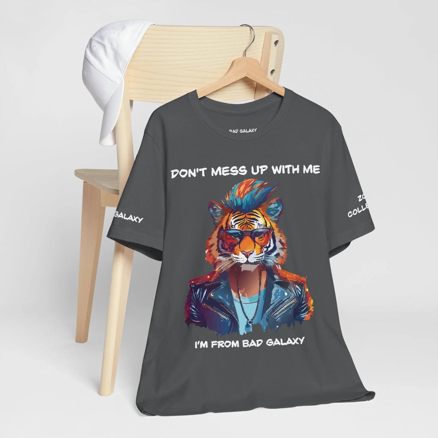 Animal T Shirt Bad Galaxy Made To Order Cotton Tee With Eco Friendly Inks Free Shipping USA