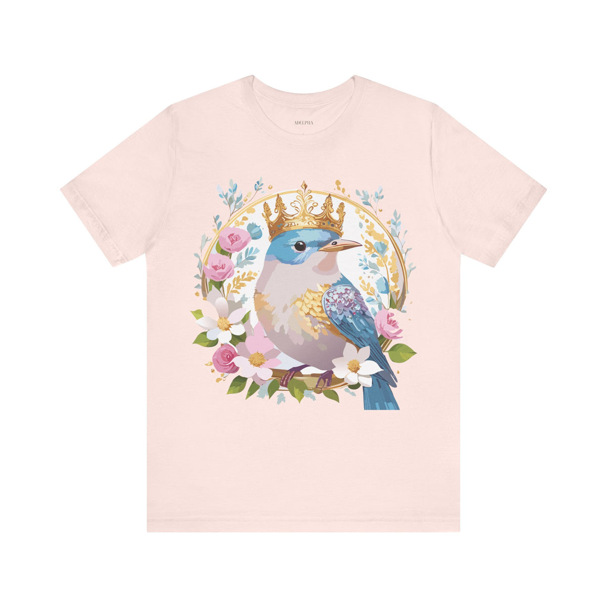 Medallion Graphic Unisex Cotton Bella+Canvas Tee with Art Design d52