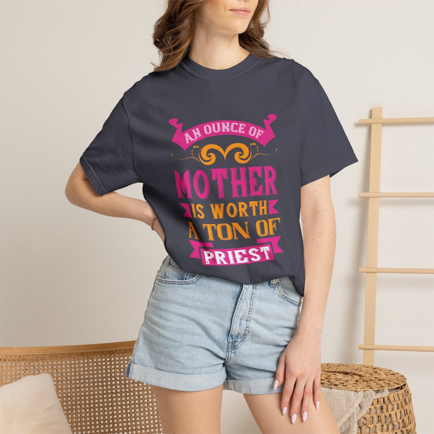 Mom T-shirt Mother Day Mama Tee Unisex Comfort Colors Garment-Dyed Cotton h63