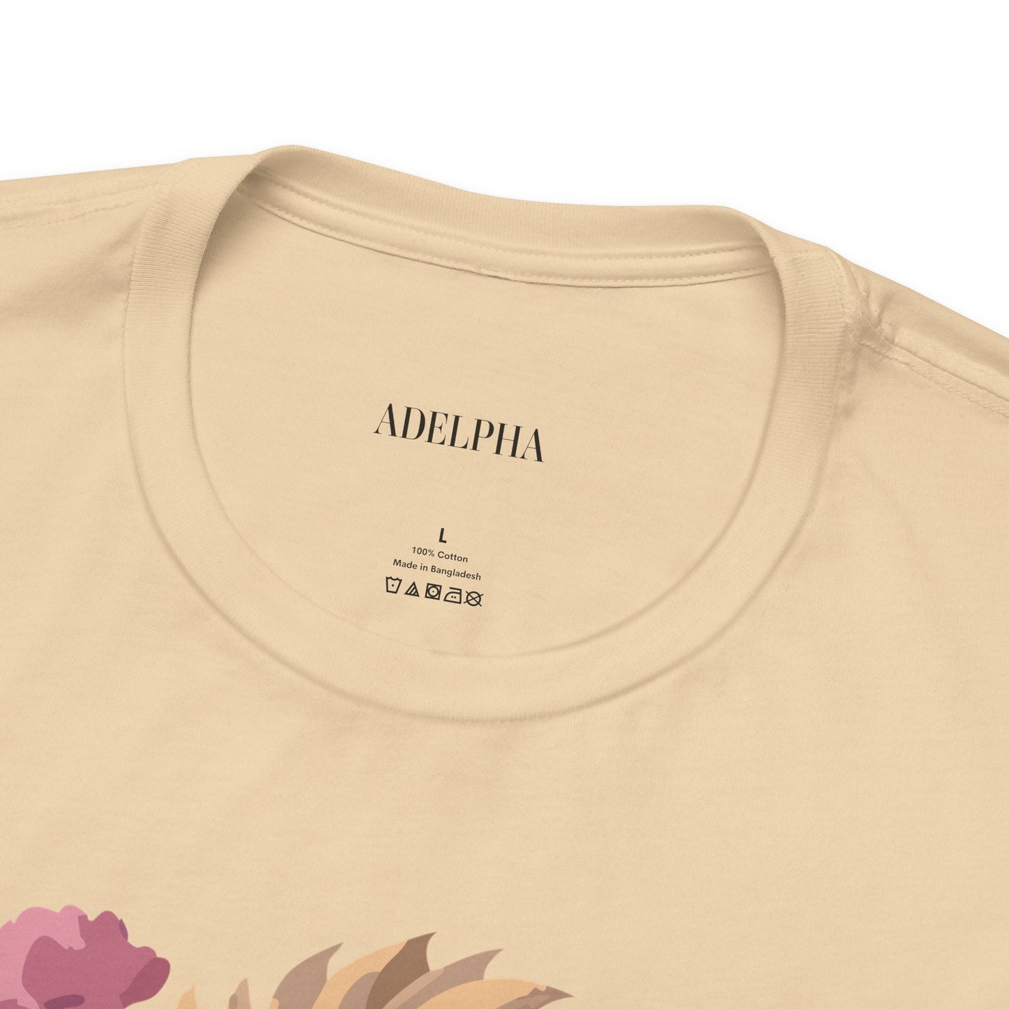 Adelpha Lion Shirt Unisex Graphic Tee Short Sleeve Vintage Style Lion Design Artwork