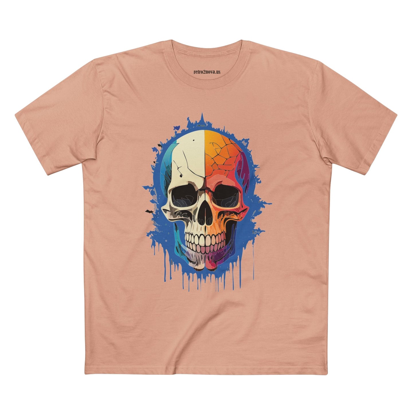 Skull Shirt Unisex Skeleton Tee Premium Cotton Staple With Original Art Design Collection