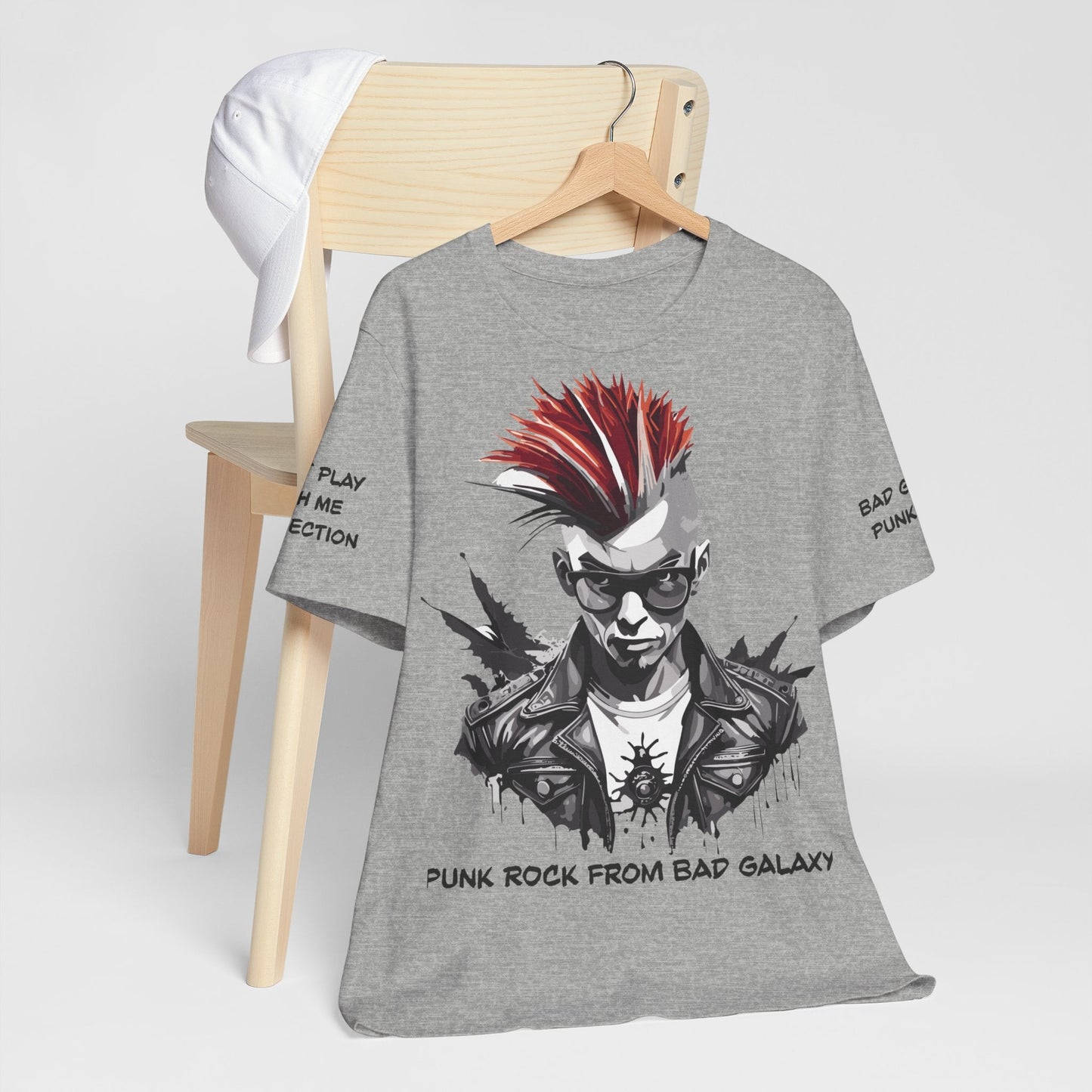 Punk Rock Tee Shirt Made In USA Free Shipping 100 Percent Cotton With Durable Stitching