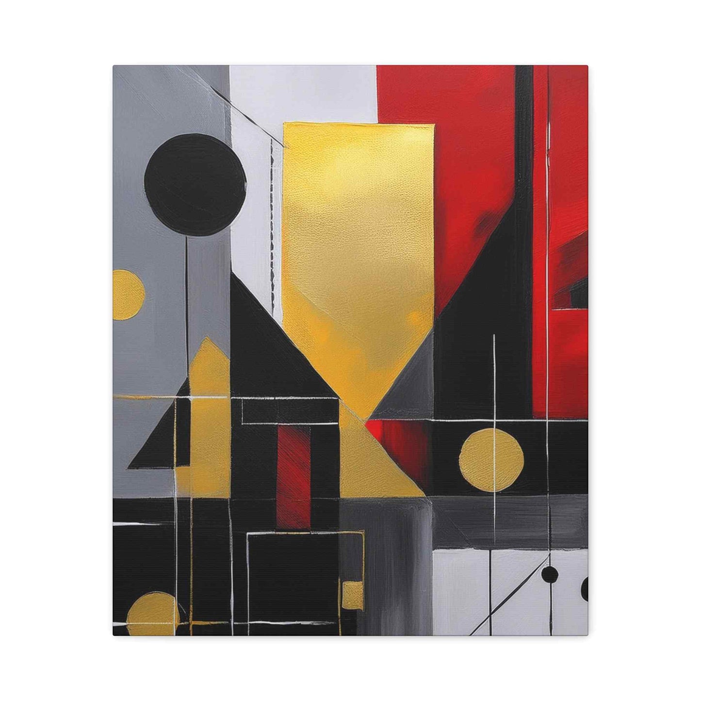 Red Abstract Painting Print Canvas 20x24,20x30,24x30, 24x32,24x36,30x40, 32x48,36x48,40x60 Pine-Wood Inner Frame ABS-22
