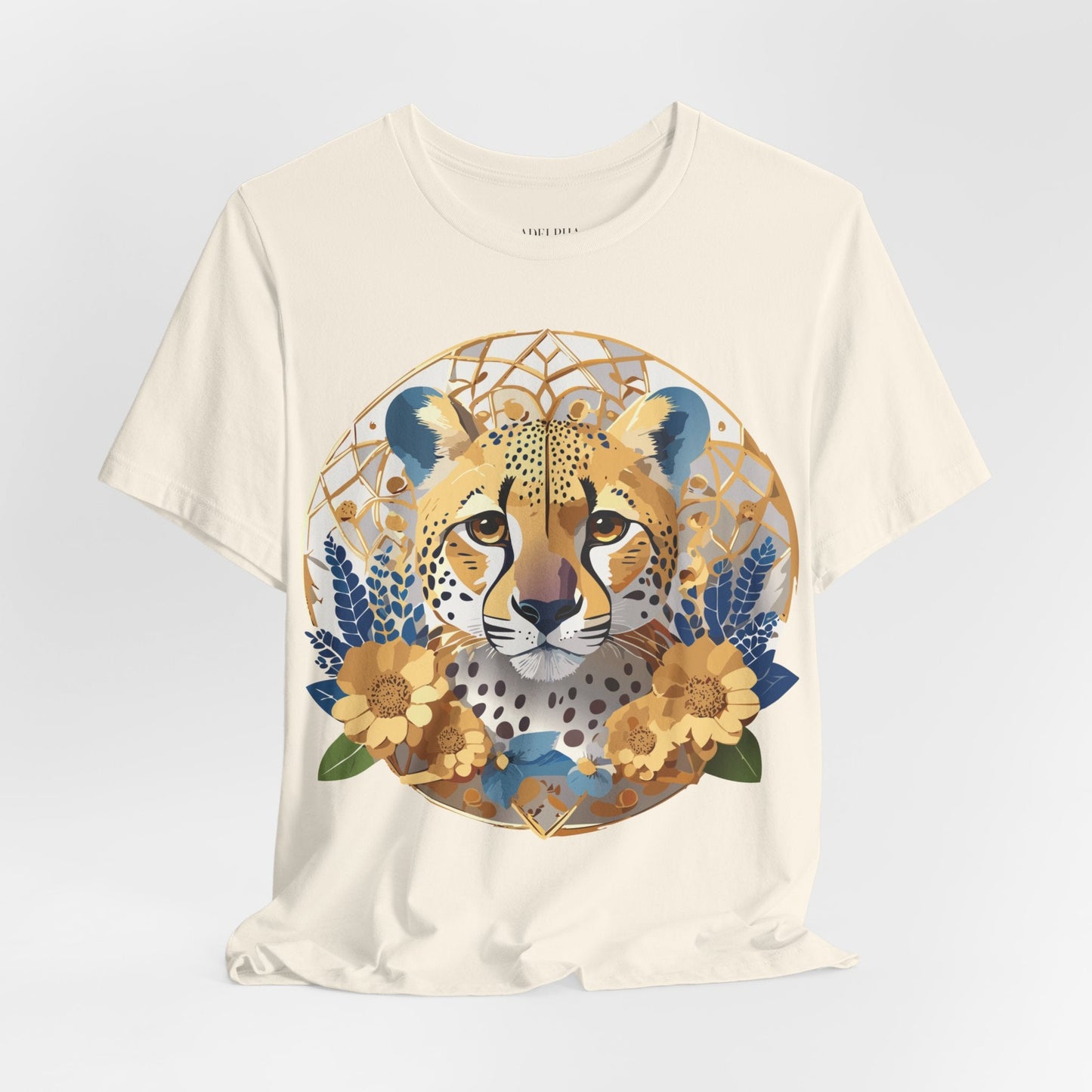 Medallion Graphic Unisex 100 Cotton Vintage Animal Medal Artwork Tee 53