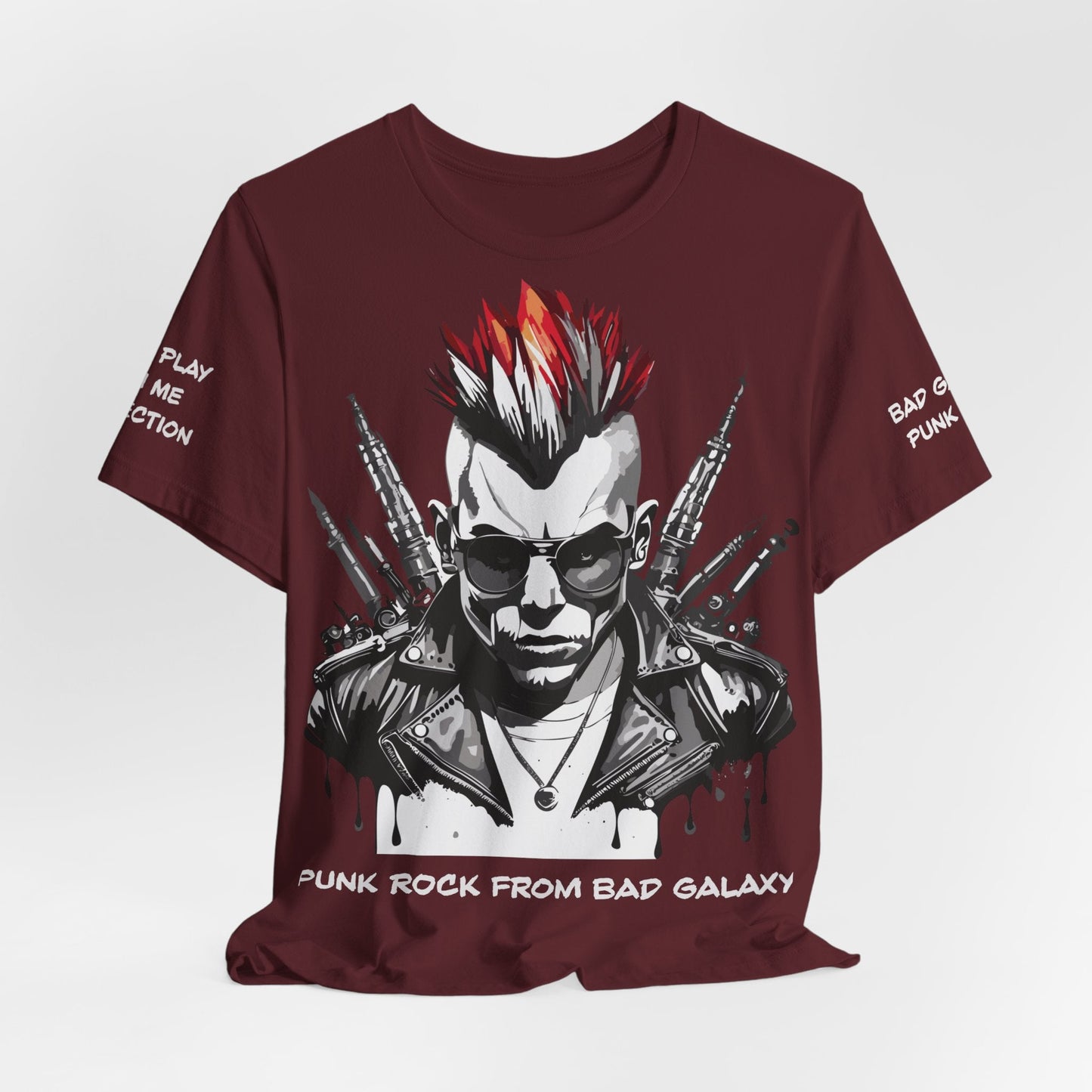 Punk Rock Tee Shirt Made In USA 100 Cotton Eco Friendly Inks Durable Stitching Quality