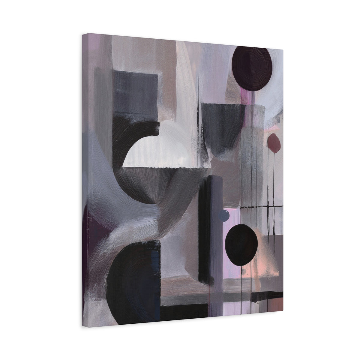 Abstract Geometric Painting Print Canvas 20x24,20x30,24x30 24x32,24x36,30x40 32x48,36x48,40x60 Pine-Wood Inner Frame ABS-46