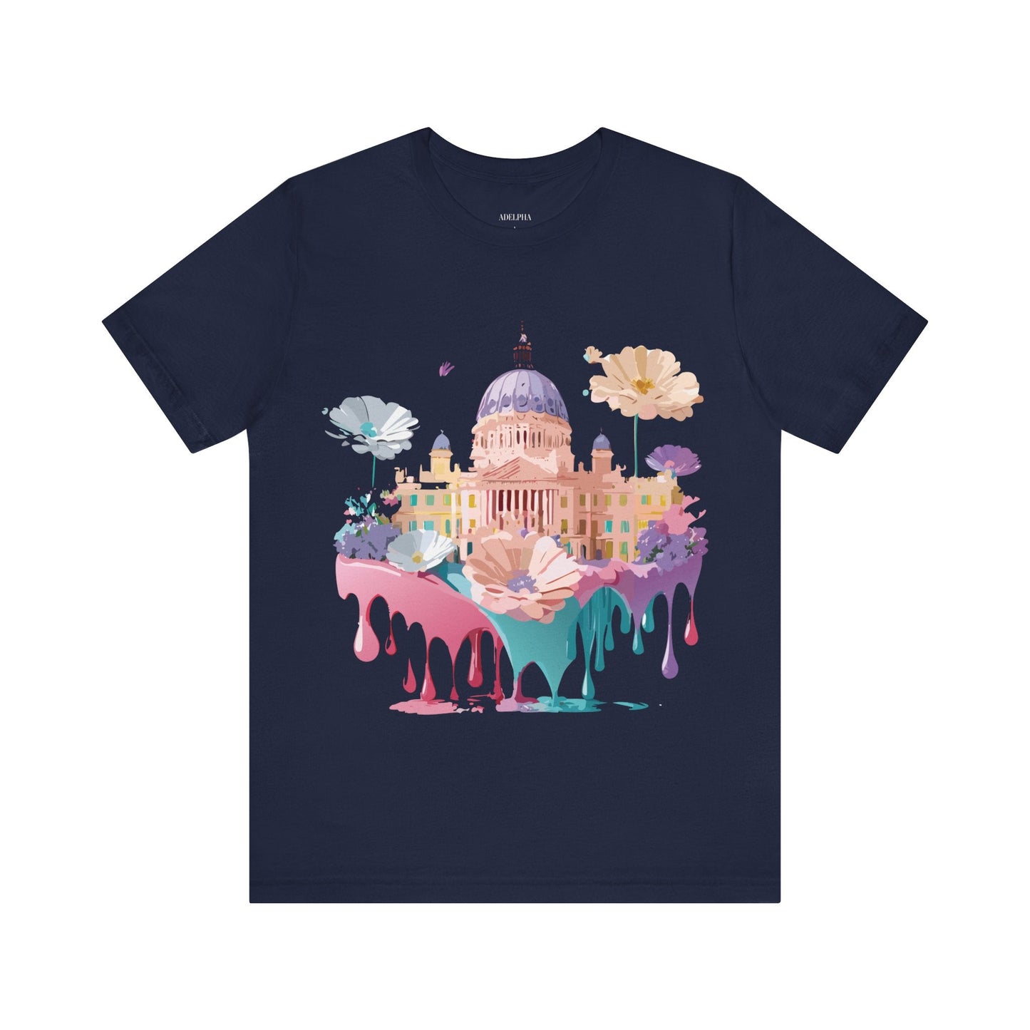 Madrid Tourist Shirt Graphic Tee Unisex Vintage Inspired Art Design Adelpha Brand