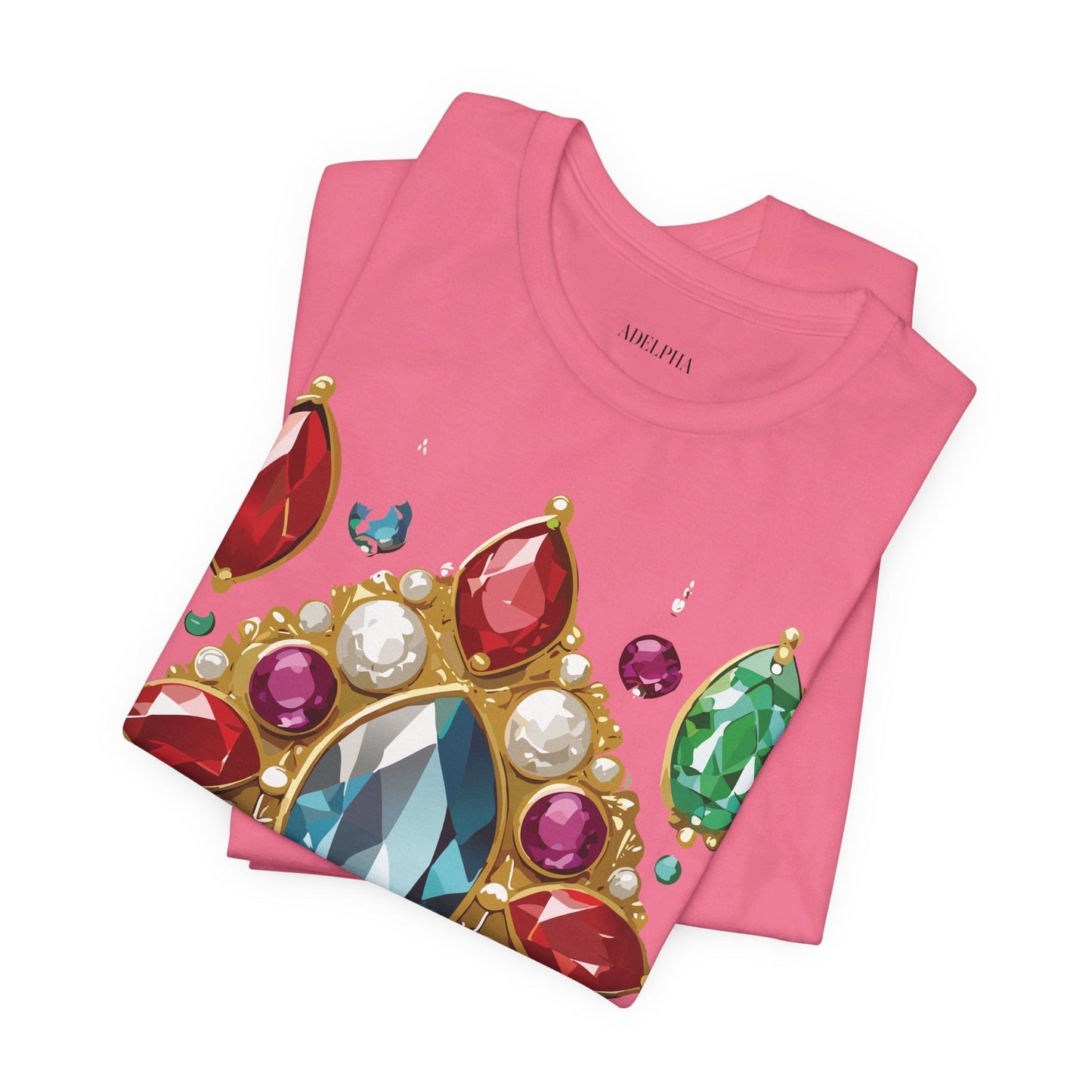 Jewelry Graphic Unisex 100 Cotton Vintage Treasure Art T-Shirt 44