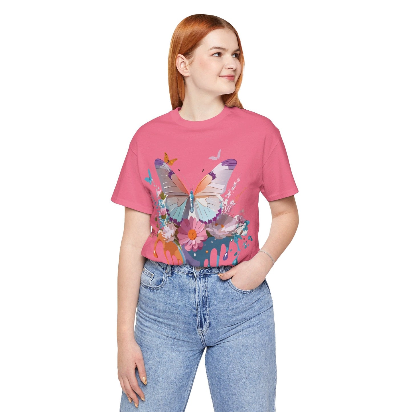 Butterfly Graphic Tee Adelpha Vintage Inspired Unisex Short Sleeve Shirt