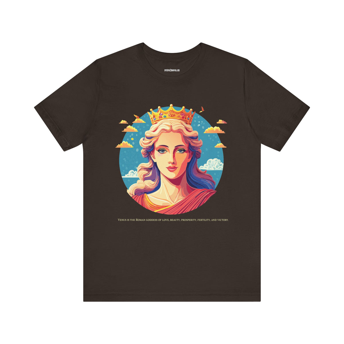 Goddess Graphic Unisex Cotton Bella+Canvas Tee with Venus
