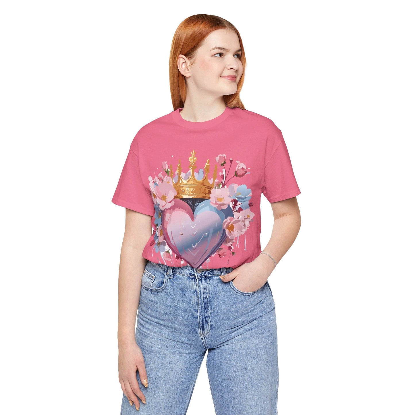 Valentine Graphic Tee Unisex Jersey Short Sleeve Adelpha Vintage Inspired Artwork