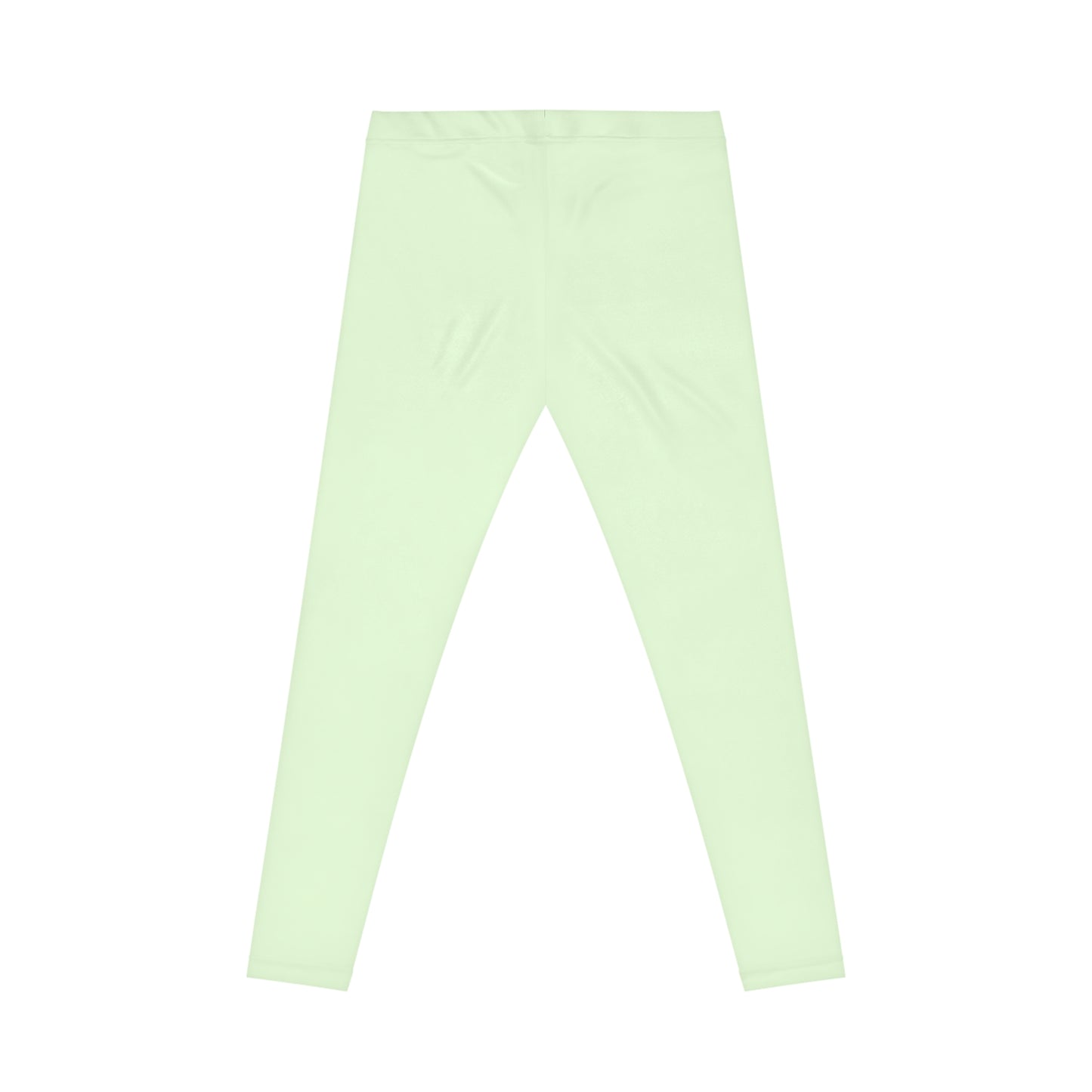 Frosted Mint Color Women's Poly-Span Casual Leggings XS-2XL