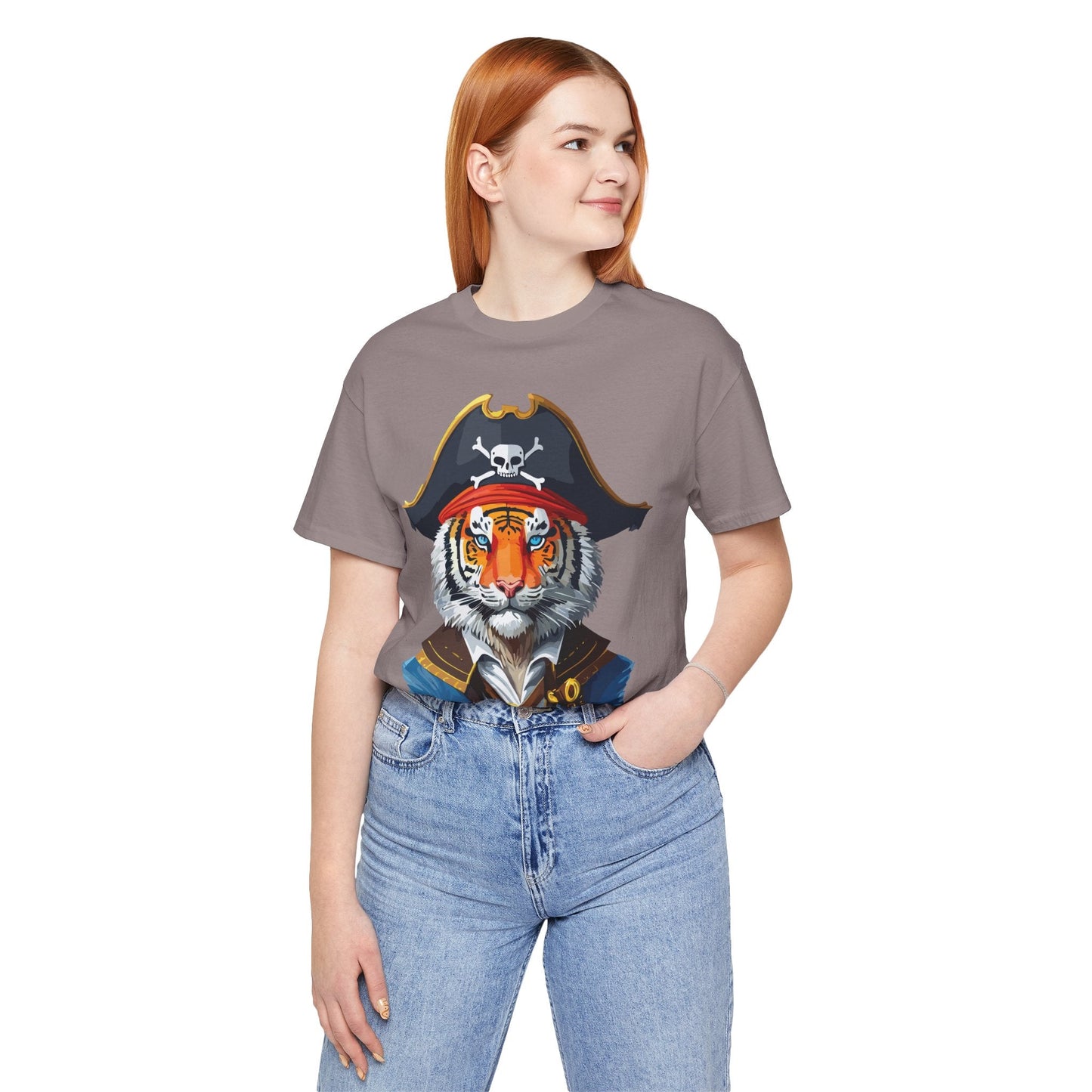 Unisex Animal Tee Shirt With Art Design Wild Animals Shirt Gildan Softstyle 64000