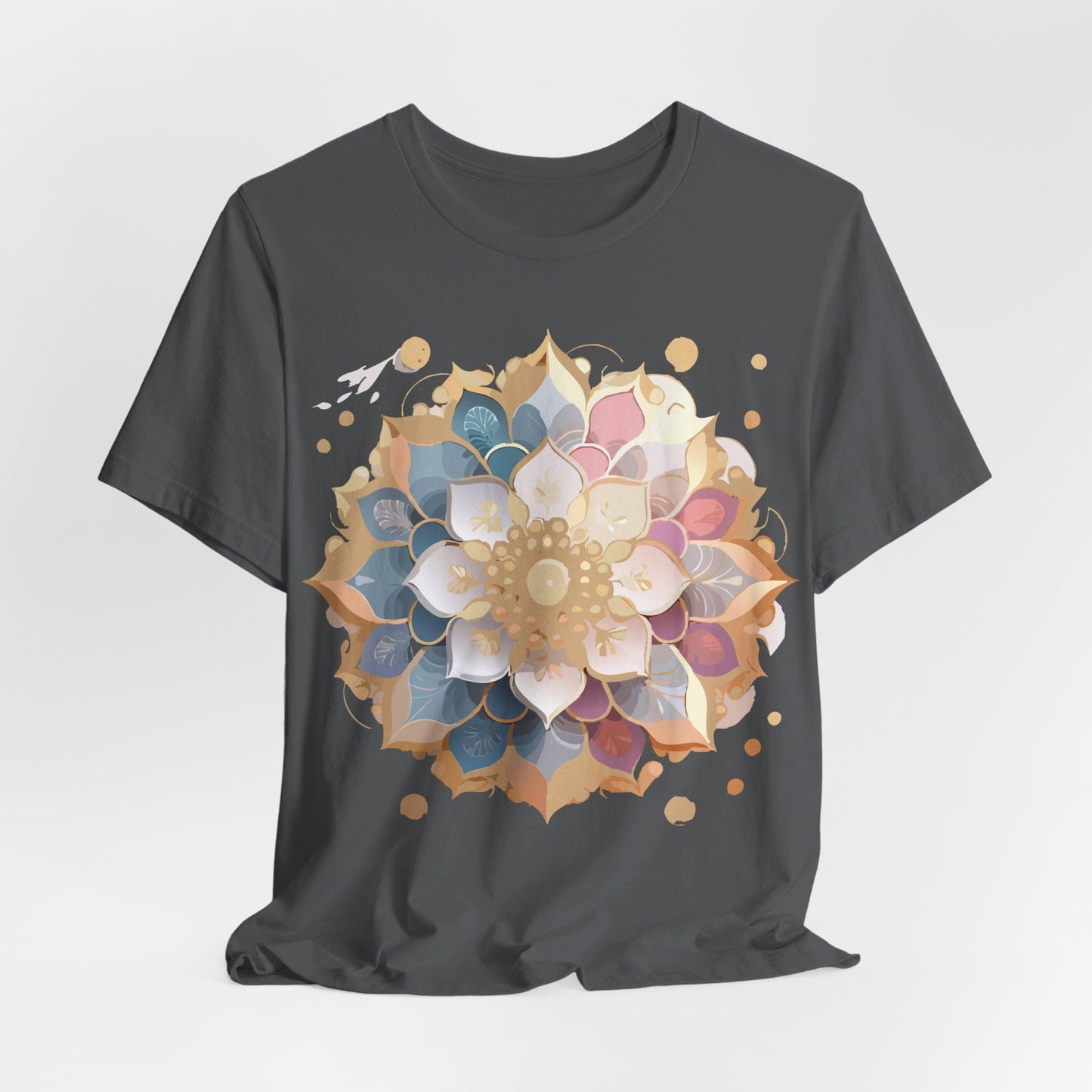 Mandala Graphic Tee Unisex Jersey Short Sleeve From Adelpha Vintage Inspired Artwork