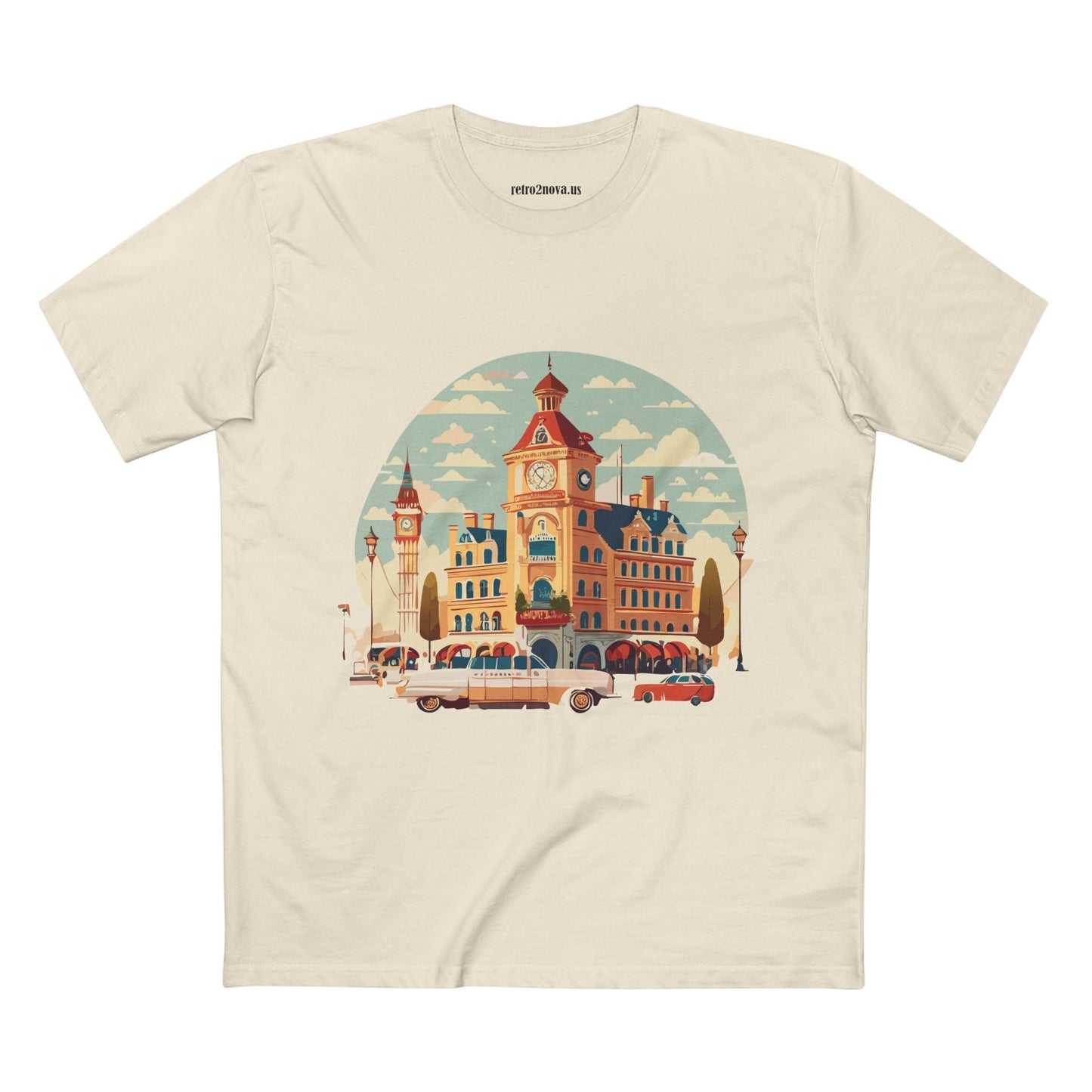Retro Car Shirts Vintage Car Shirts RC3 Unisex Premium Cotton Tee with Original Car Artwork