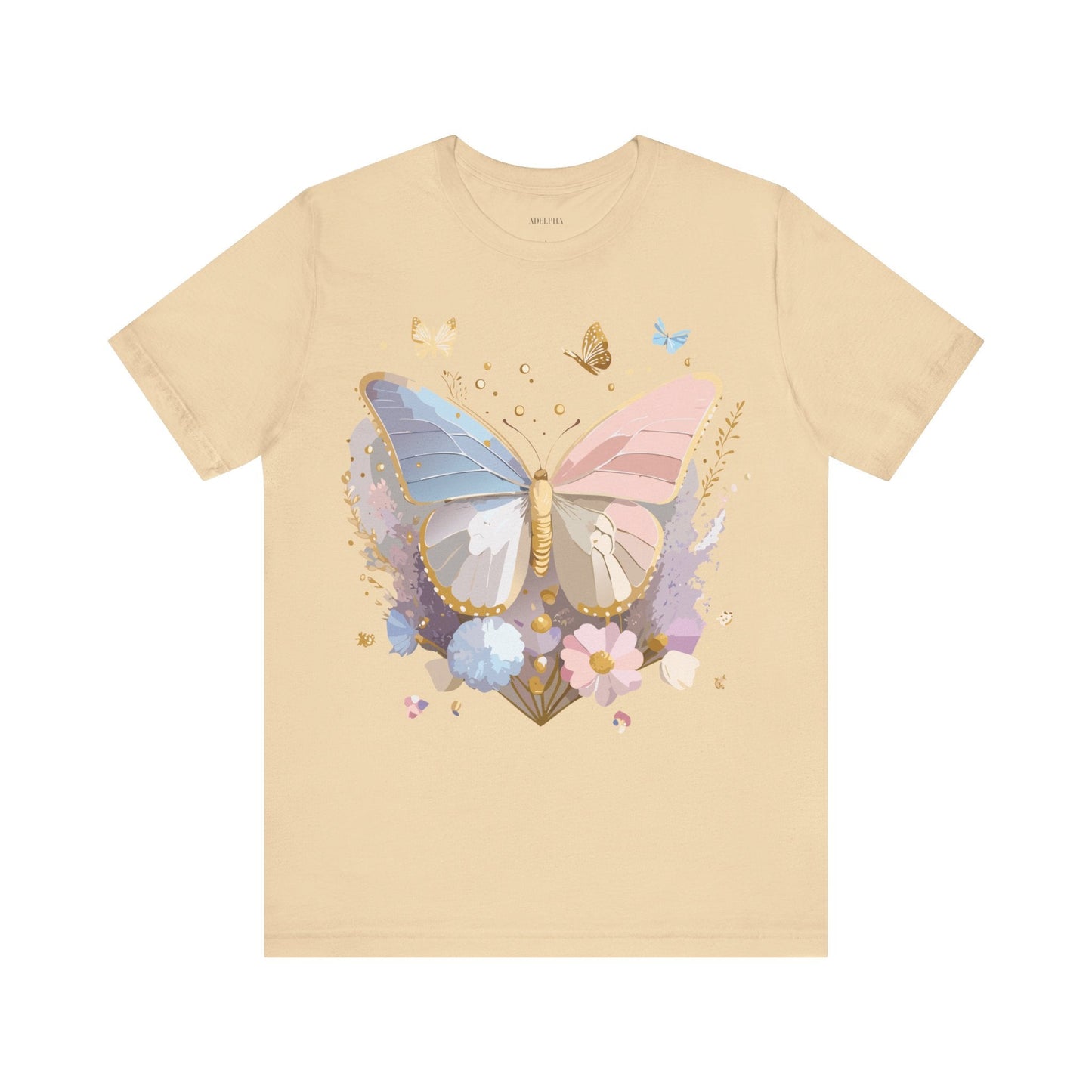 Butterfly Graphic Tee Adelpha Unisex Short Sleeve Shirt Vintage Inspired Art