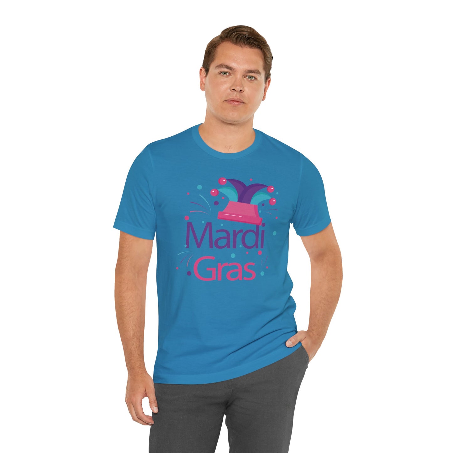 Tee-shirt en coton unisexe pour Mardi Gras