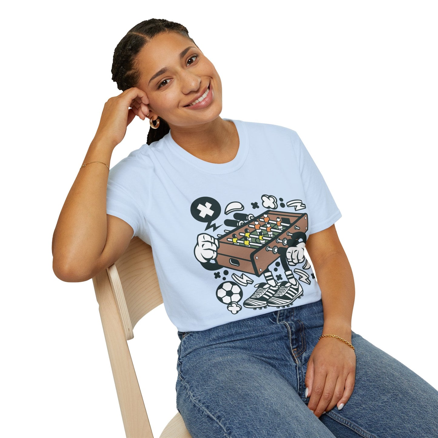 Funny Cartoon T Shirt Animation Tee Unisex Softstyle 64000 Ring Spun Cotton Premium Lightweight