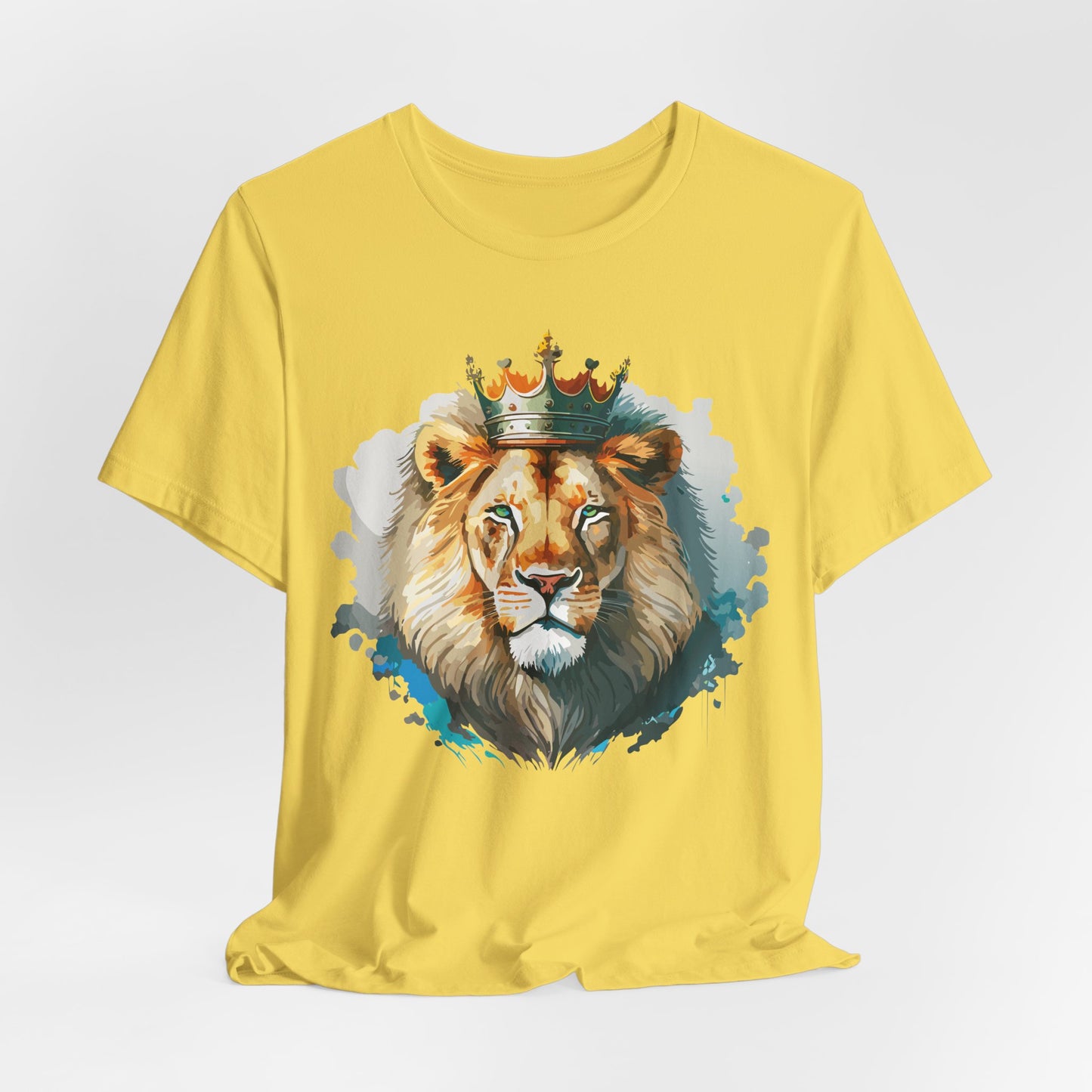 Lion Shirt, Animal Shirt, T-Shirt with Lion, Art Design Tee, Animal Tees, Safari T-Shirt, Crown Tee 13