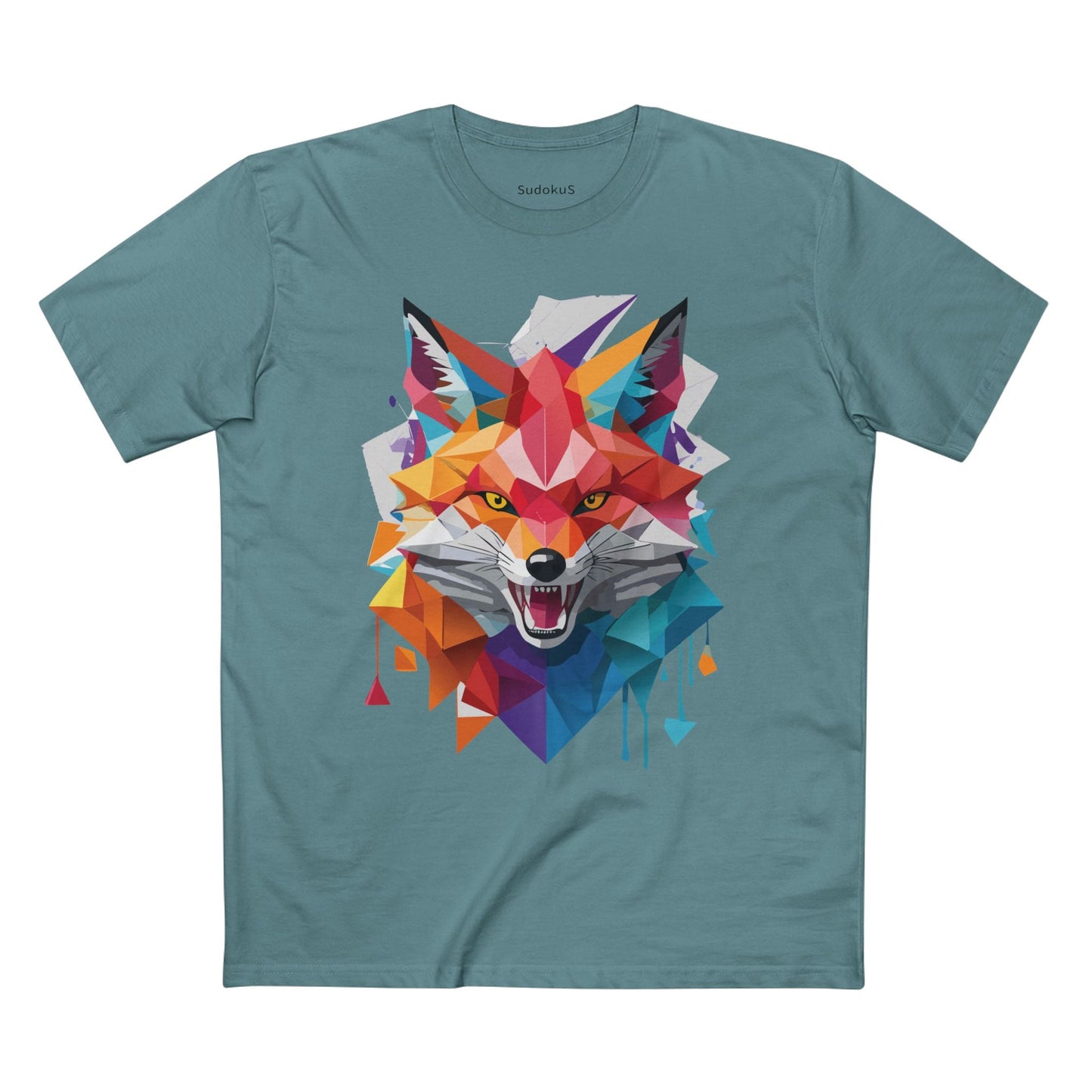 Fox Graphic Unisex 100 Cotton Staple Tee with Animal Design Artwork 21