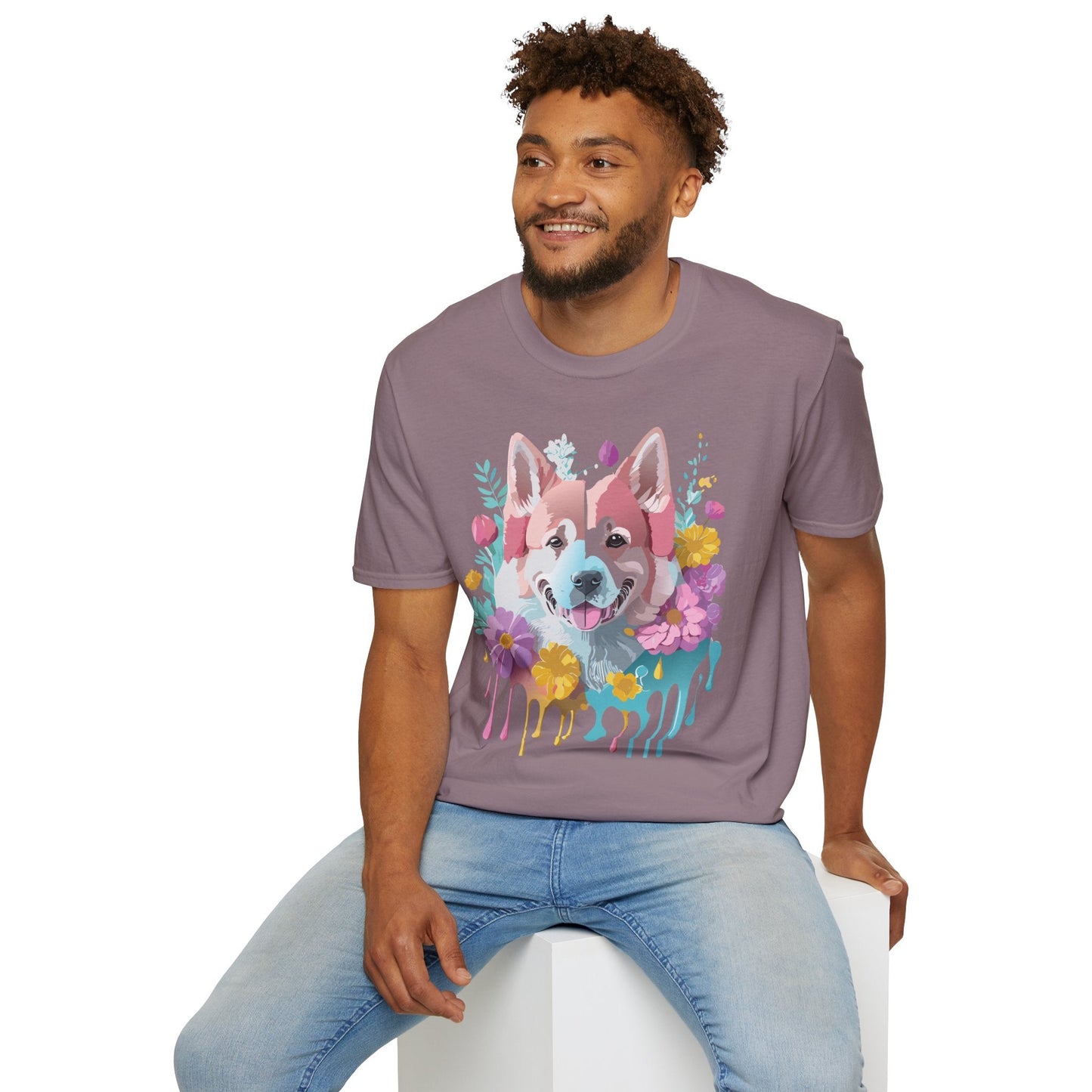 Dog Shirt Unisex Tee Softstyle Cotton Comfort for Animal Lovers