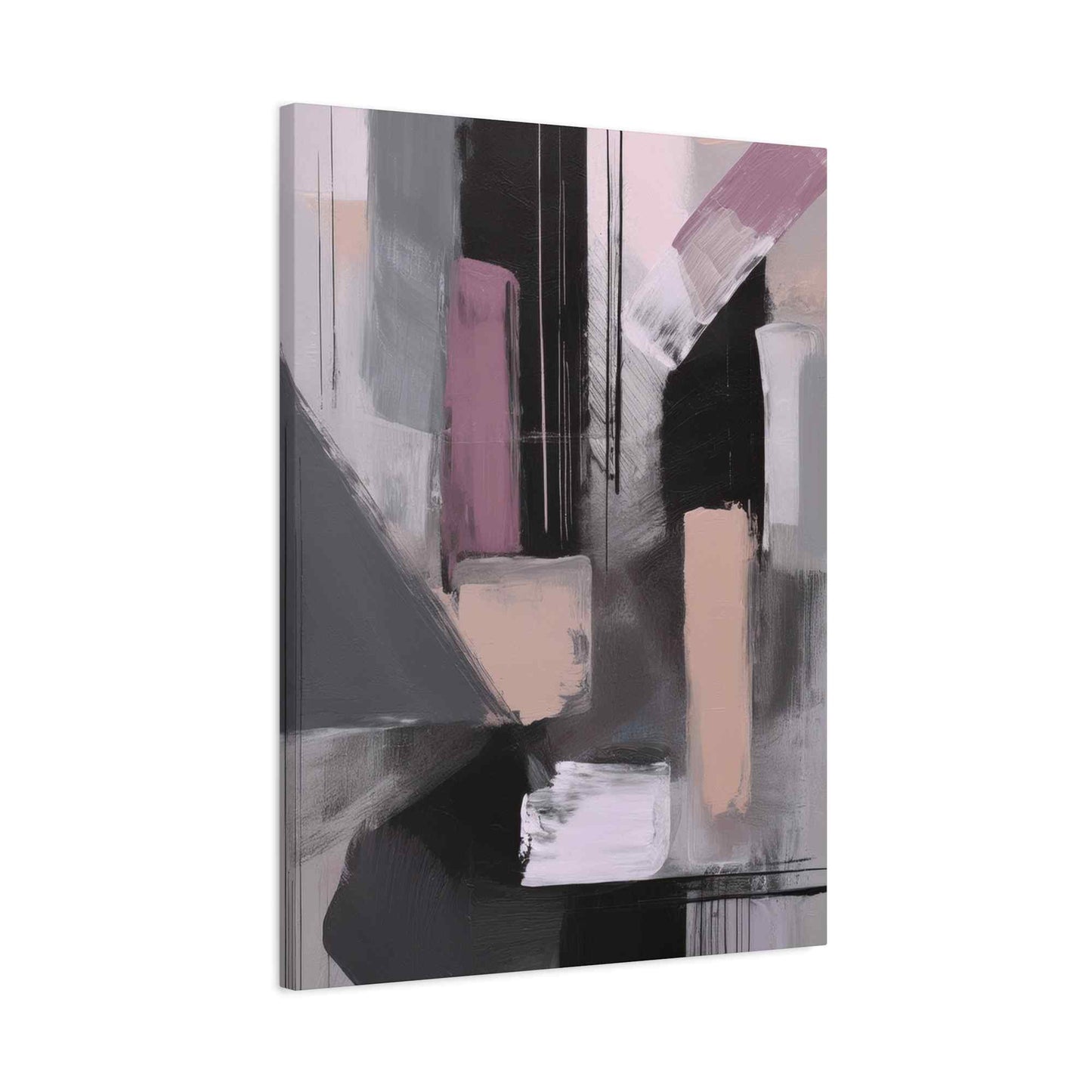 Abstract Geometric Painting Print Canvas 20x24,20x30,24x30 24x32,24x36,30x40 32x48,36x48,40x60 Pine-Wood Inner Frame ABS-47