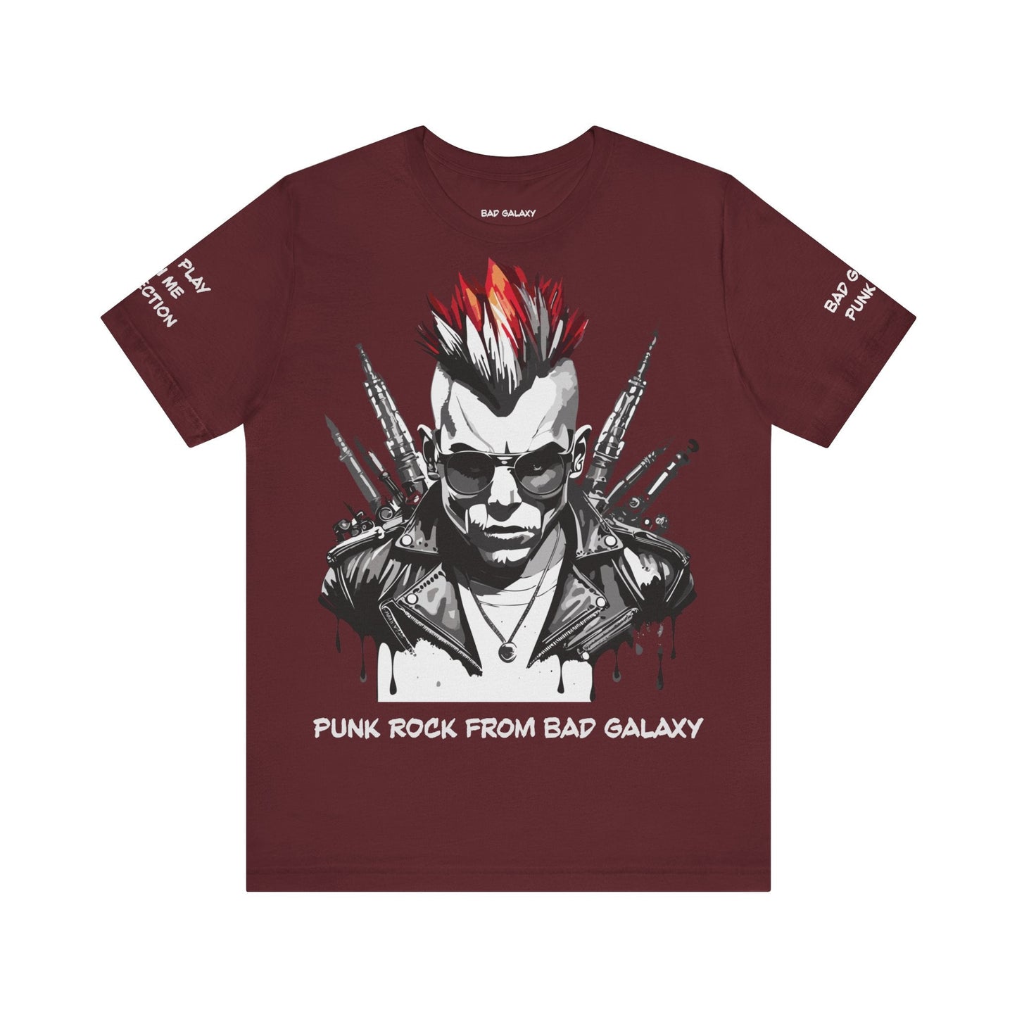 Punk Rock Tee Shirt Made In USA 100 Cotton Eco Friendly Inks Durable Stitching Quality