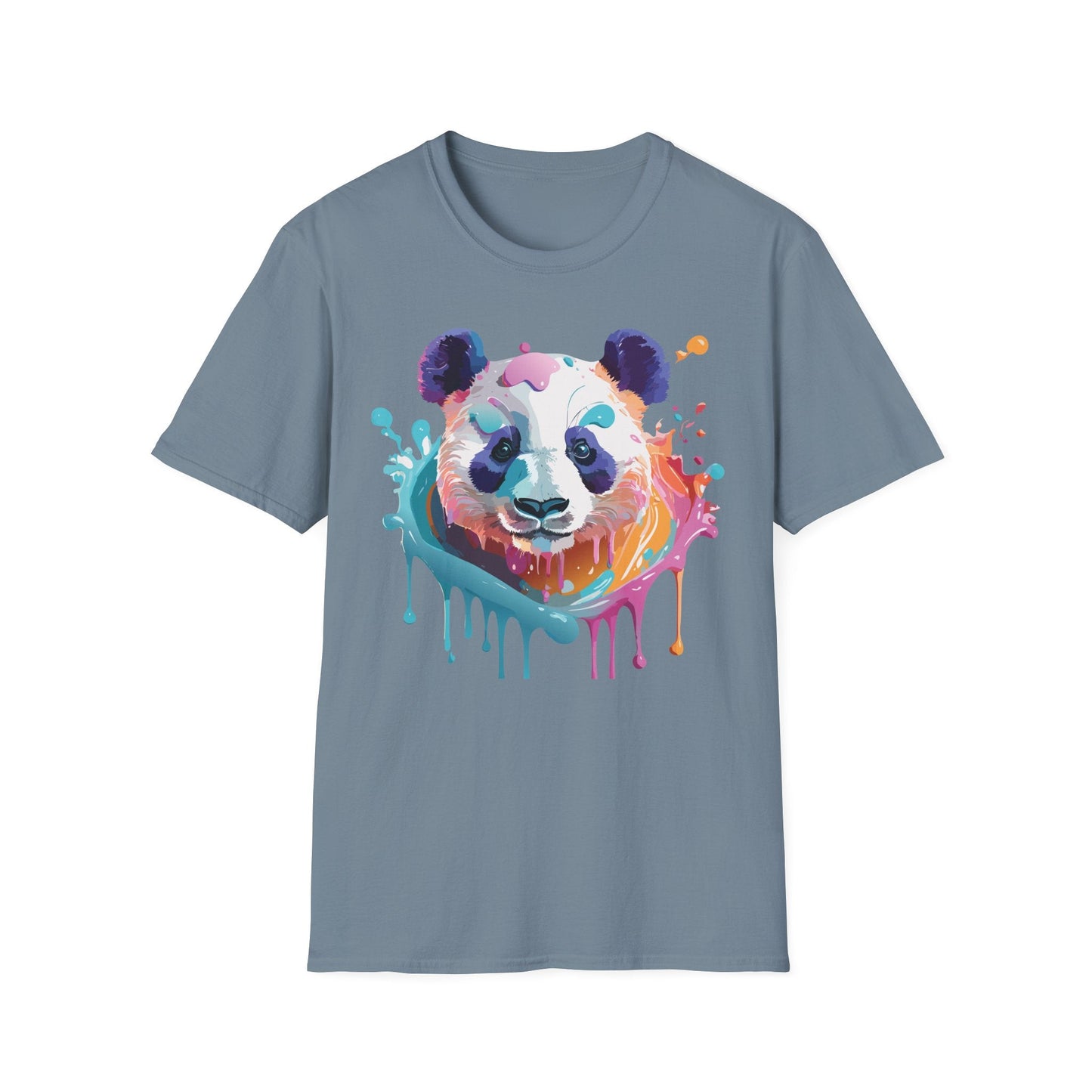 Panda Shirt T Shirt Softstyle 64000 Gildan 100 Percent Ring Spun Cotton Comfortable Animal Tee