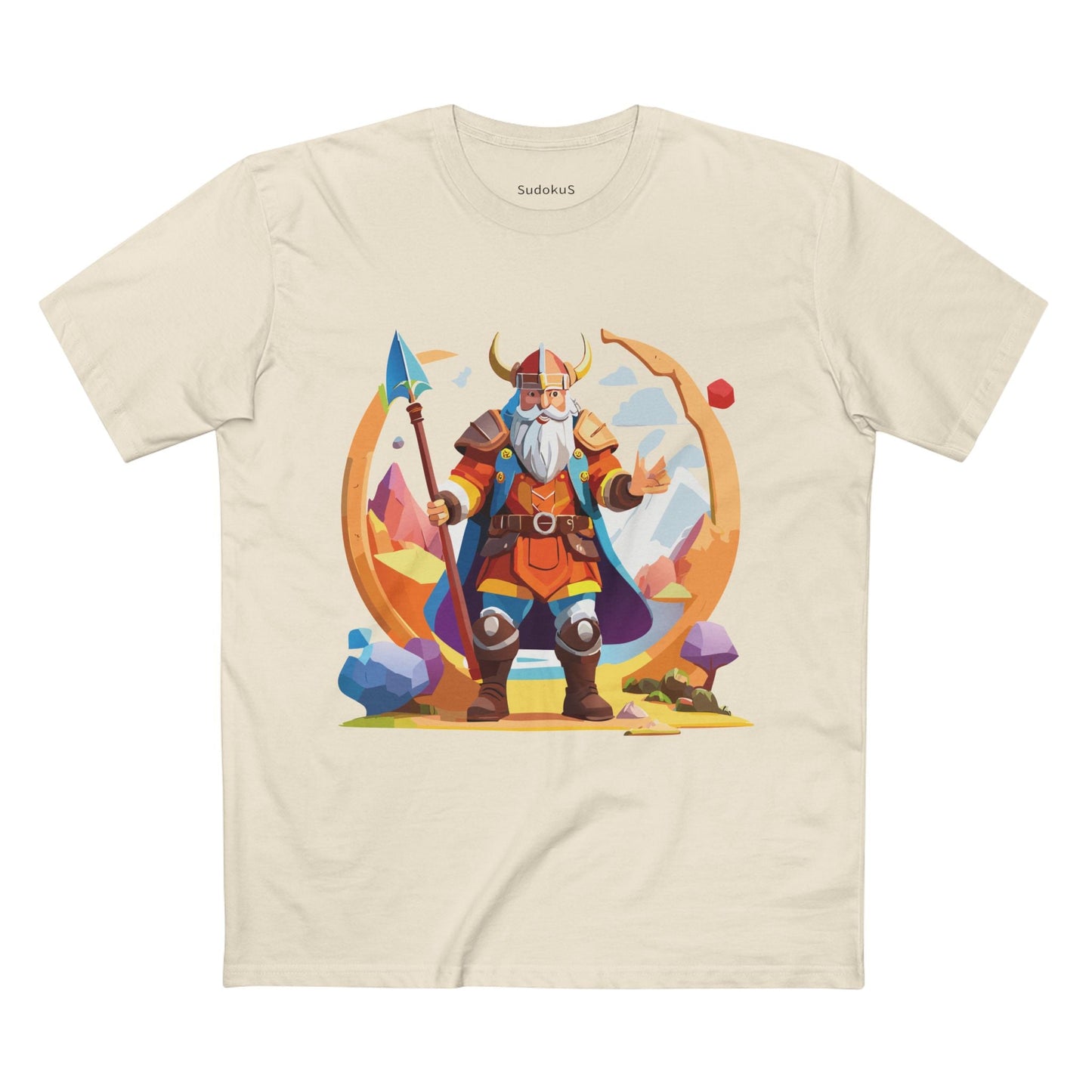 Viking Graphic Unisex 100 Cotton Staple Tee 9