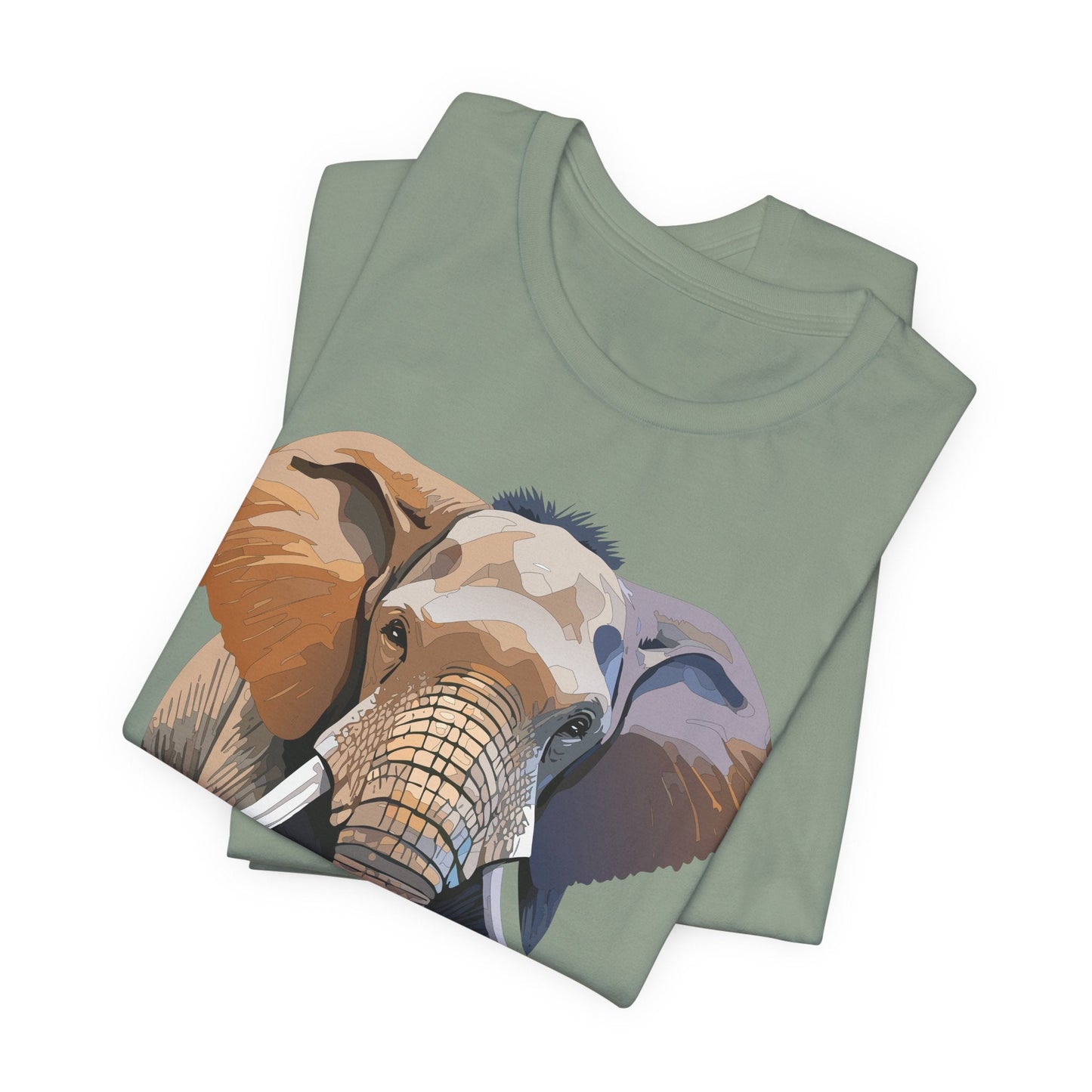 Unisex Animal Art Design Tee Shirt With Wildlife Animals Short Sleeve Everyday Comfort