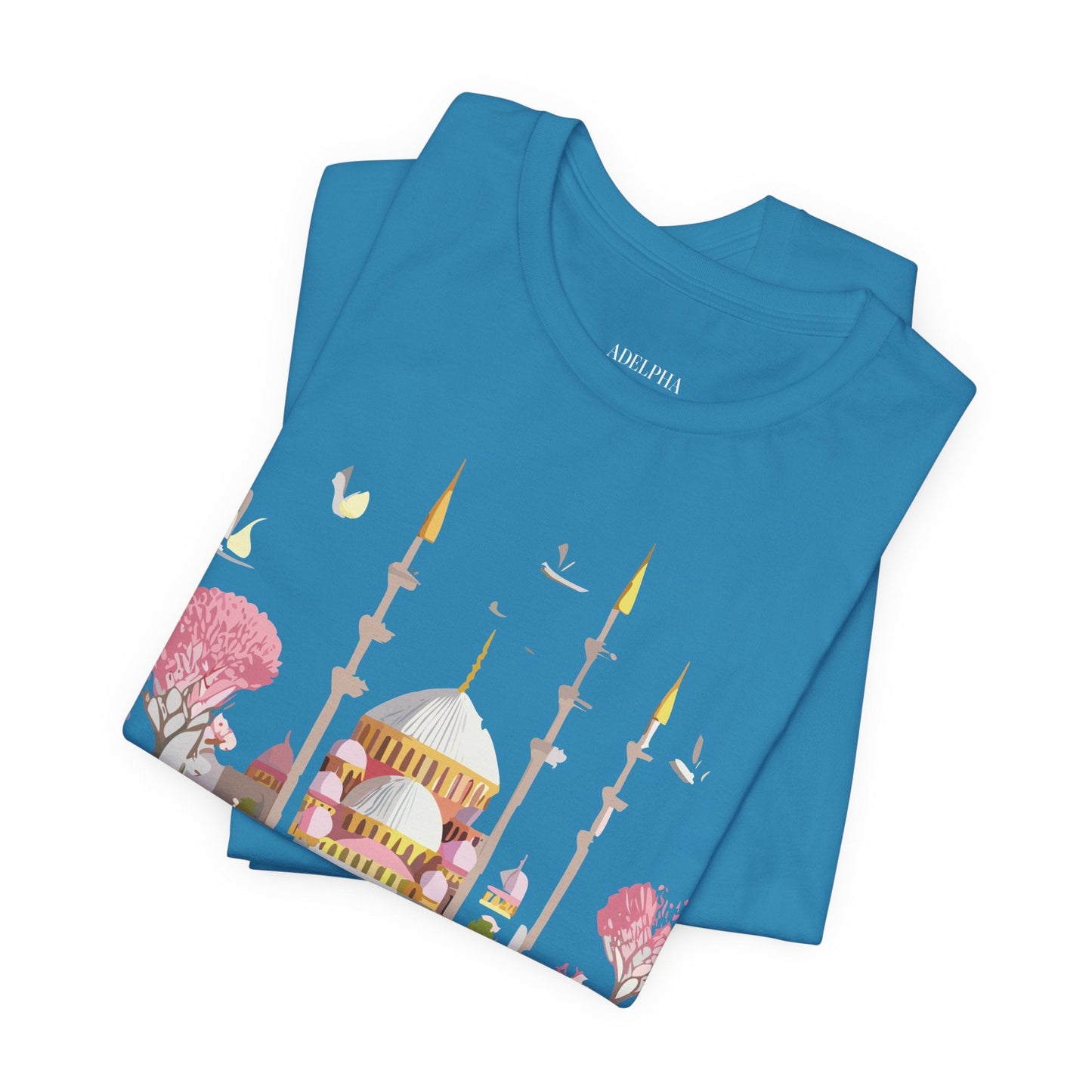 Istanbul Tourist Shirt Unisex Graphic Tee With Vintage Inspired Artwork By Adelpha