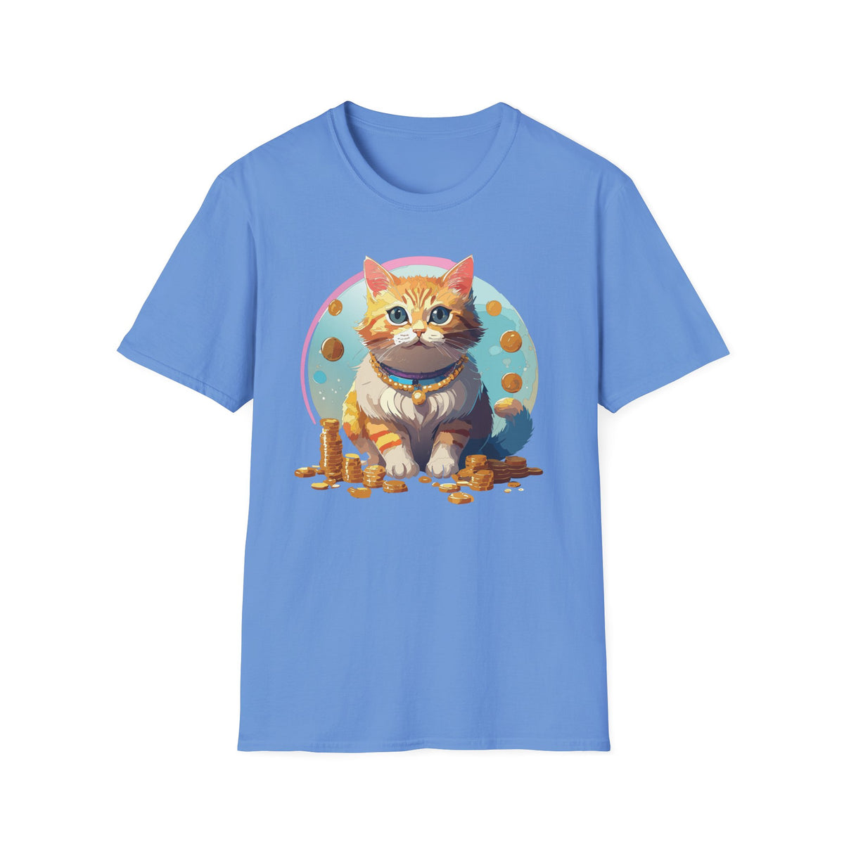Lucky Cat Illustration T-Shirt | "I'm a lucky cat" design