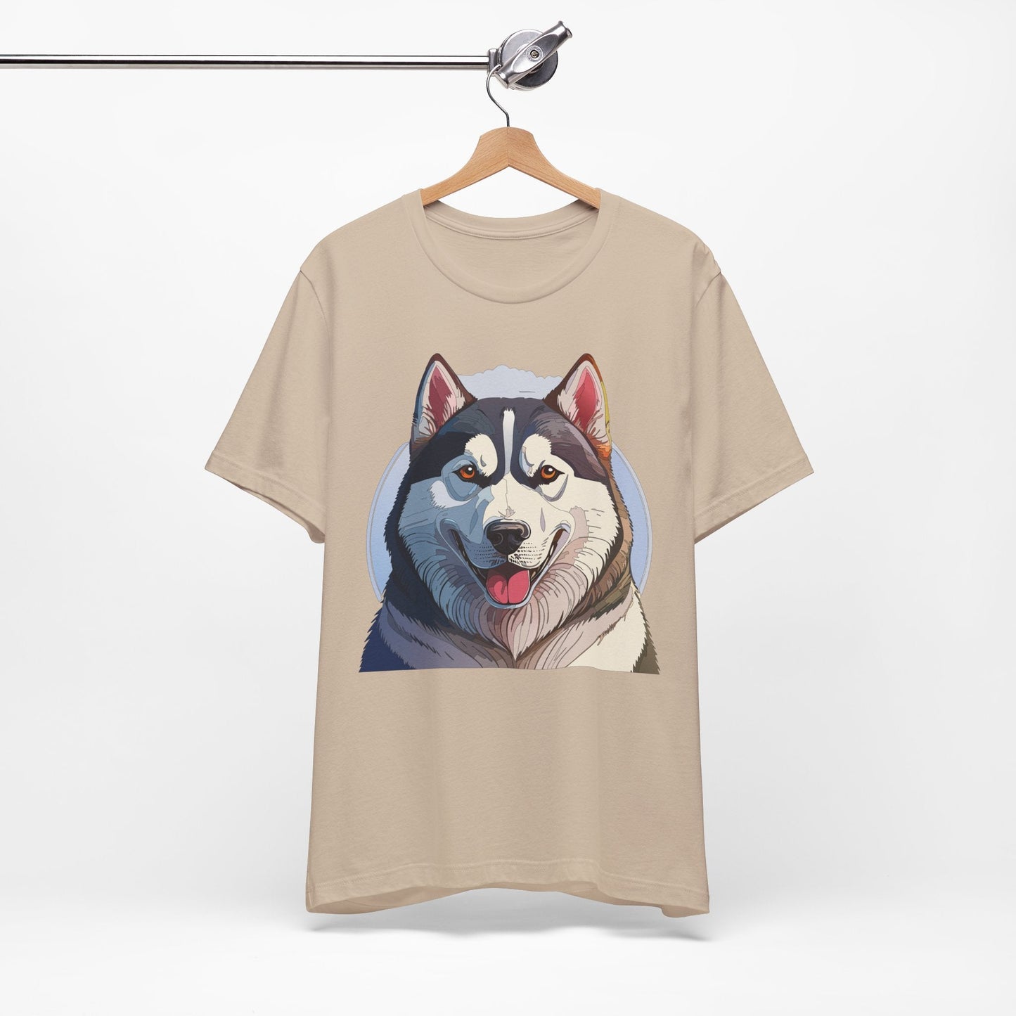 Unisex Animal Shirt Art Design Tee With Wild Animals Graphic Print Short Sleeve Style