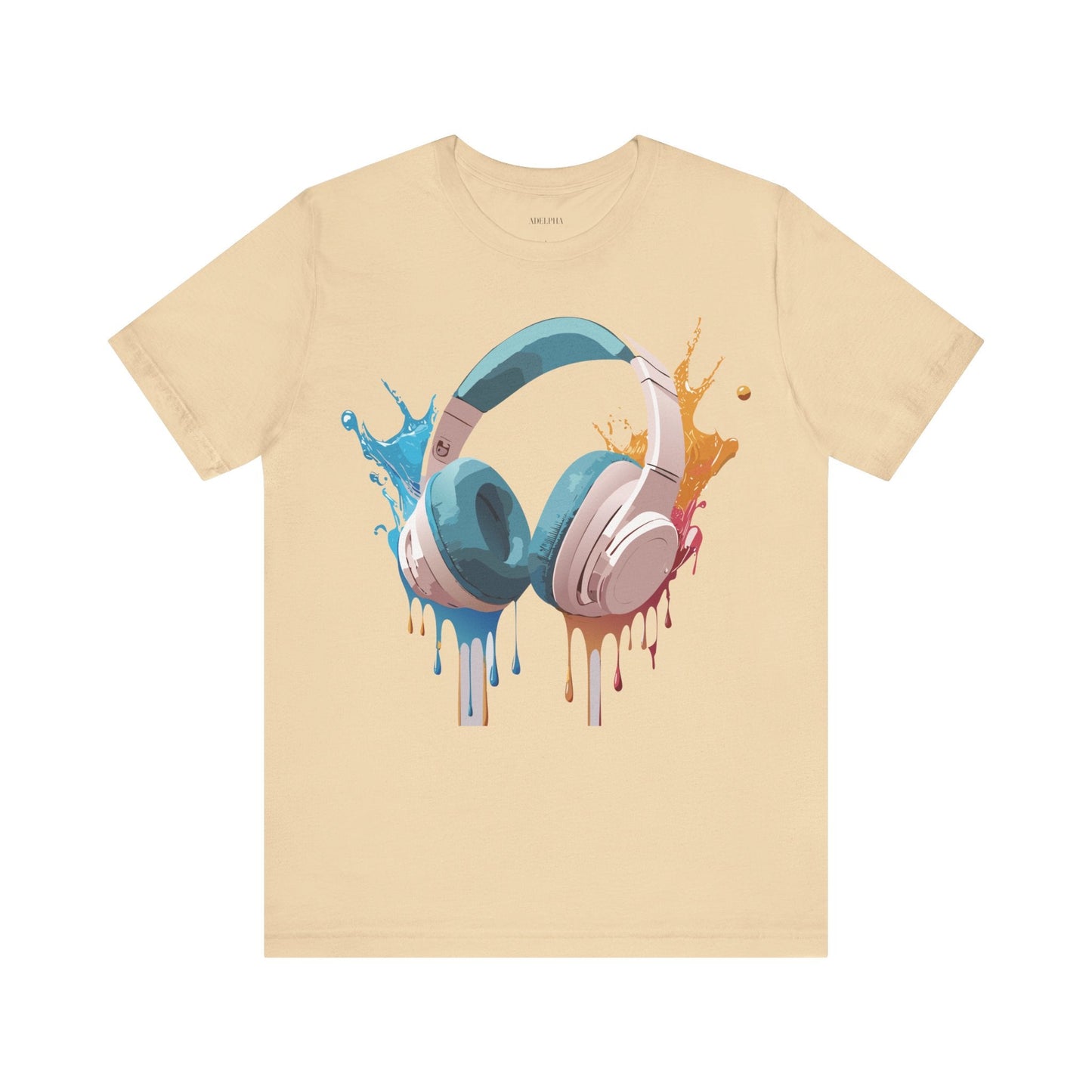 Music Graphic Unisex 100 Cotton Vintage Art with Musical Elements Tee 94