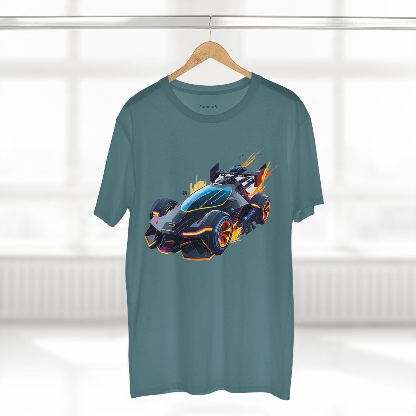 Car Graphic Unisex 100 Cotton Staple Tee 12