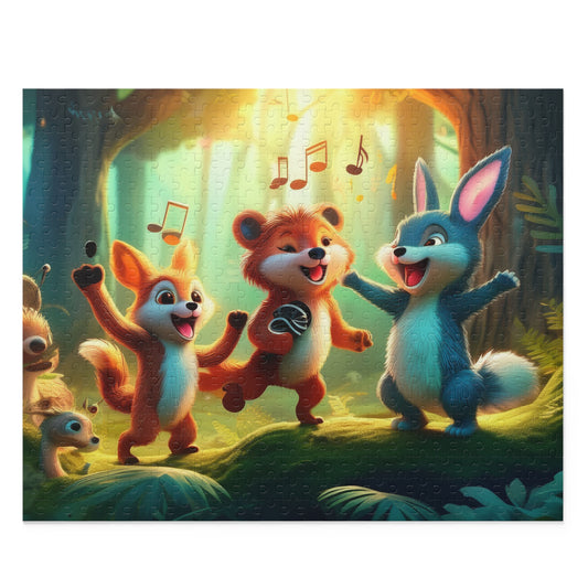 Funny Animals Puzzle 500-Chipboard Pieces in Box | Kids Puzzles Size: 16" x 20",  Ages 9+ and Family pn30