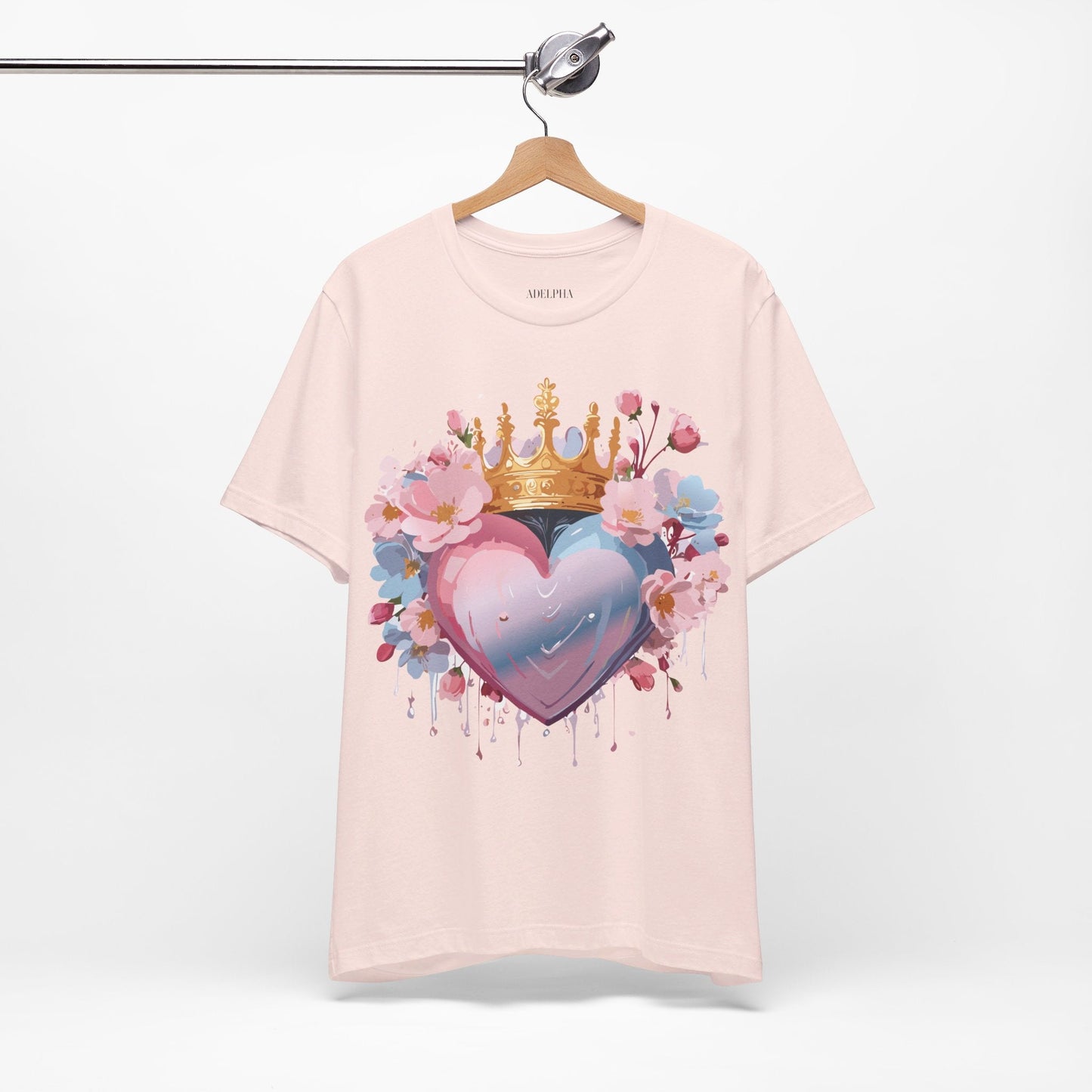 Valentine Graphic Tee Unisex Jersey Short Sleeve Adelpha Vintage Inspired Artwork